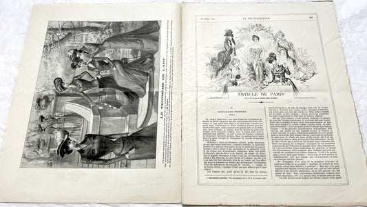 1900s - La Vie Parisienne French Illustrated Magazine - Belle Époque Satirical Journal - Paris Fashion & Art Review