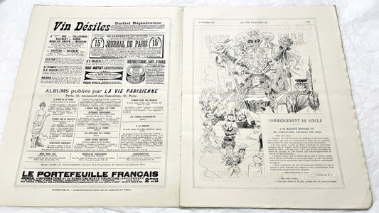 1900s - La Vie Parisienne French Illustrated Magazine - Belle Époque Satirical Journal - Paris Fashion & Art Review