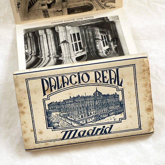 1950s - Spanish Souvenir Photo Book - 12 or 24 Artistic Views - Madrid Sevilla or El Escorial Vintage Accordion Set