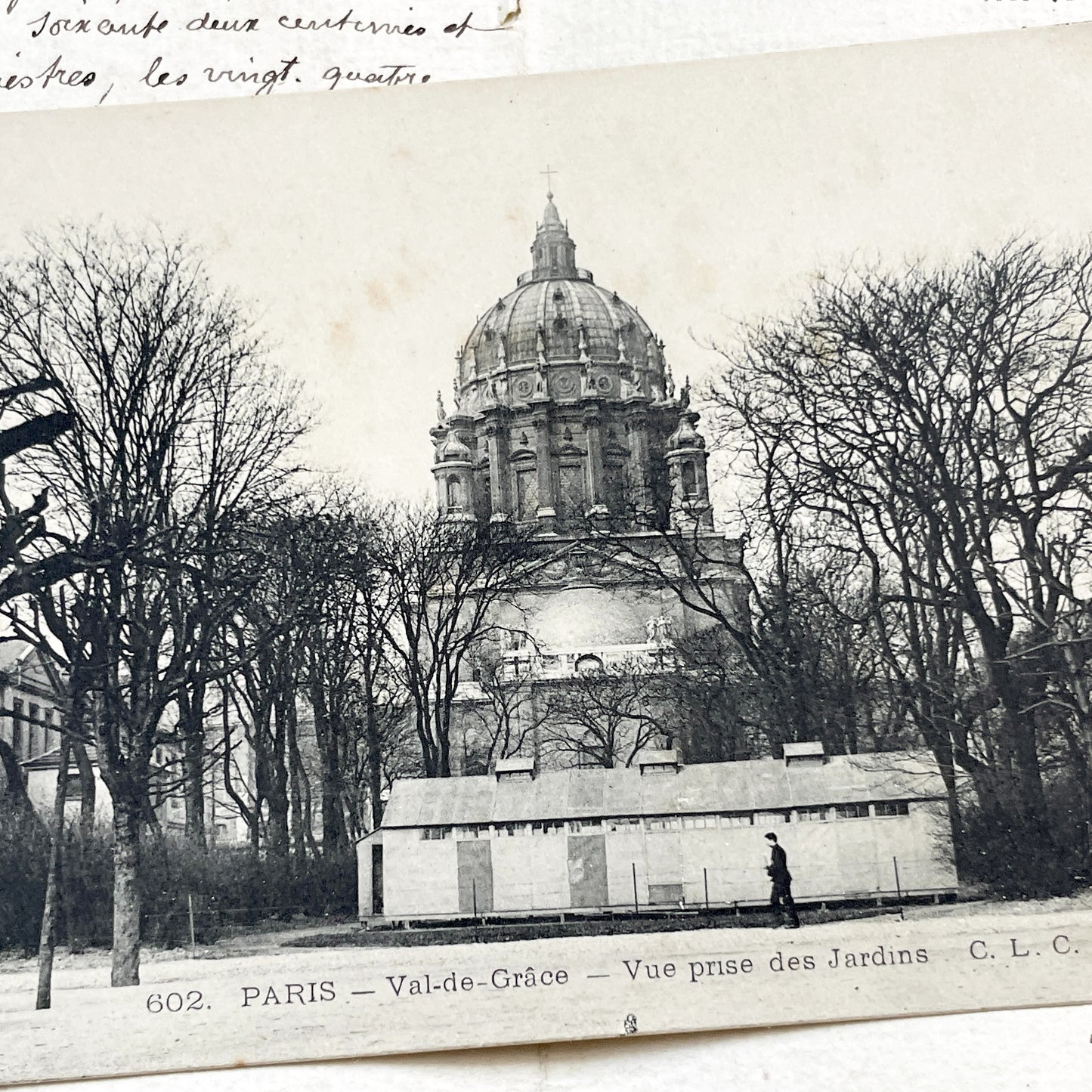 1910s - Historic Paris Val-de-Grâce Postcard - Architectural Landmark - French Vintage Paper Ephemera - Collectible Art Print