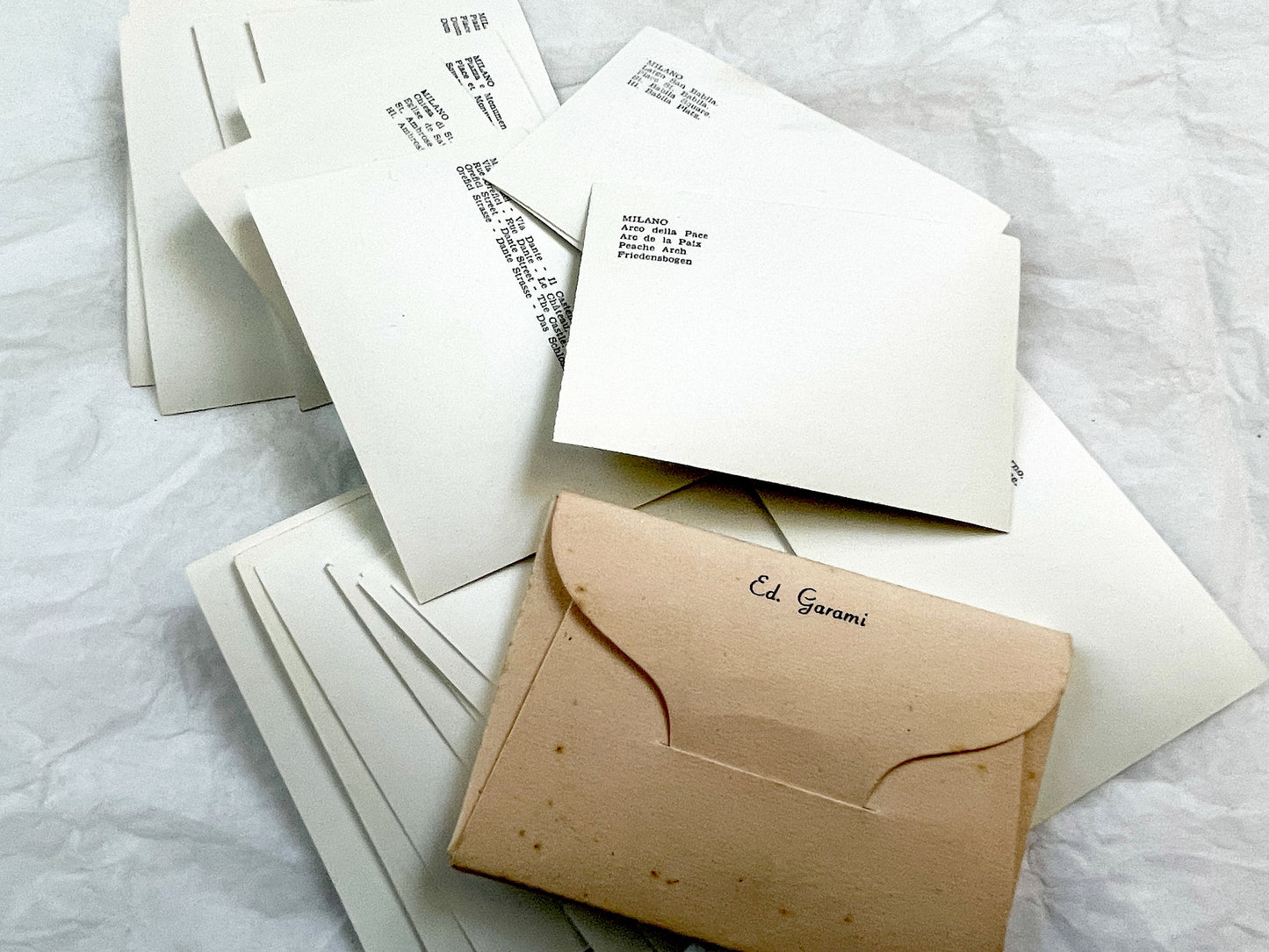 1930s - Italian Souvenir Photo Set - 20 Genuine Views of Milan - Duomo Galleria Vittorio Emanuele Scala Vintage Collection