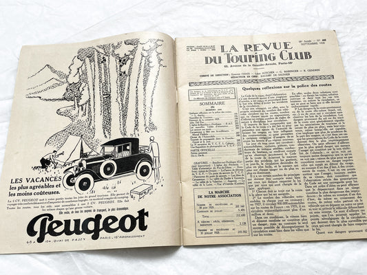 1920s - La Revue du Touring Club de France - Vintage French Magazine - Travel, Tourism & Automobilia - Original Issue