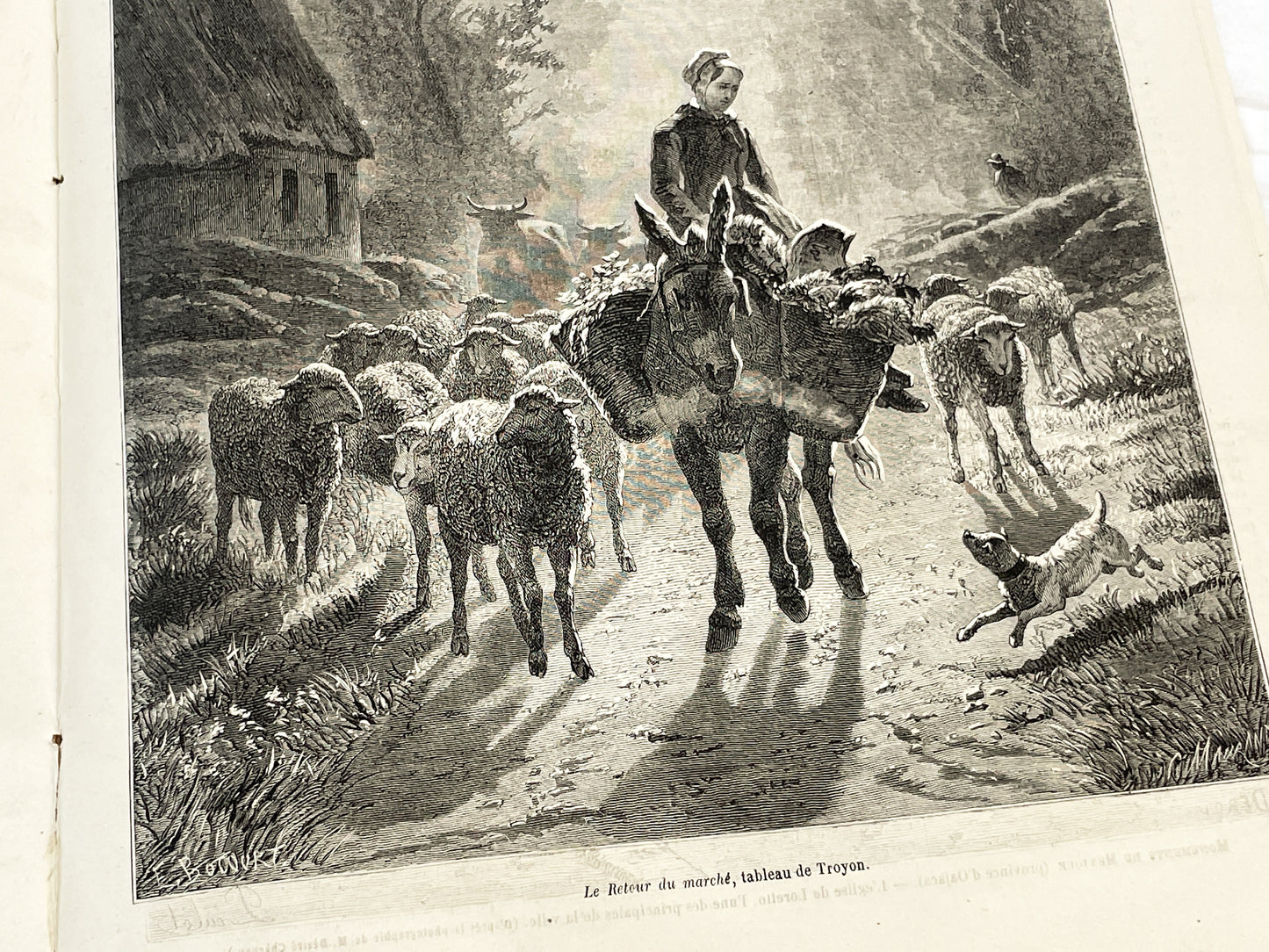 1860s - Stunning newspaper "Le monde illustré" with beautiful engravings - French weekly journal from 1865 - 16 pages