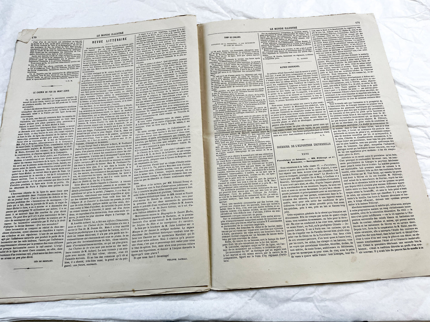 1860s - Stunning newspaper "Le monde illustré" with beautiful engravings - French newspaper from 1867 - 16 pages