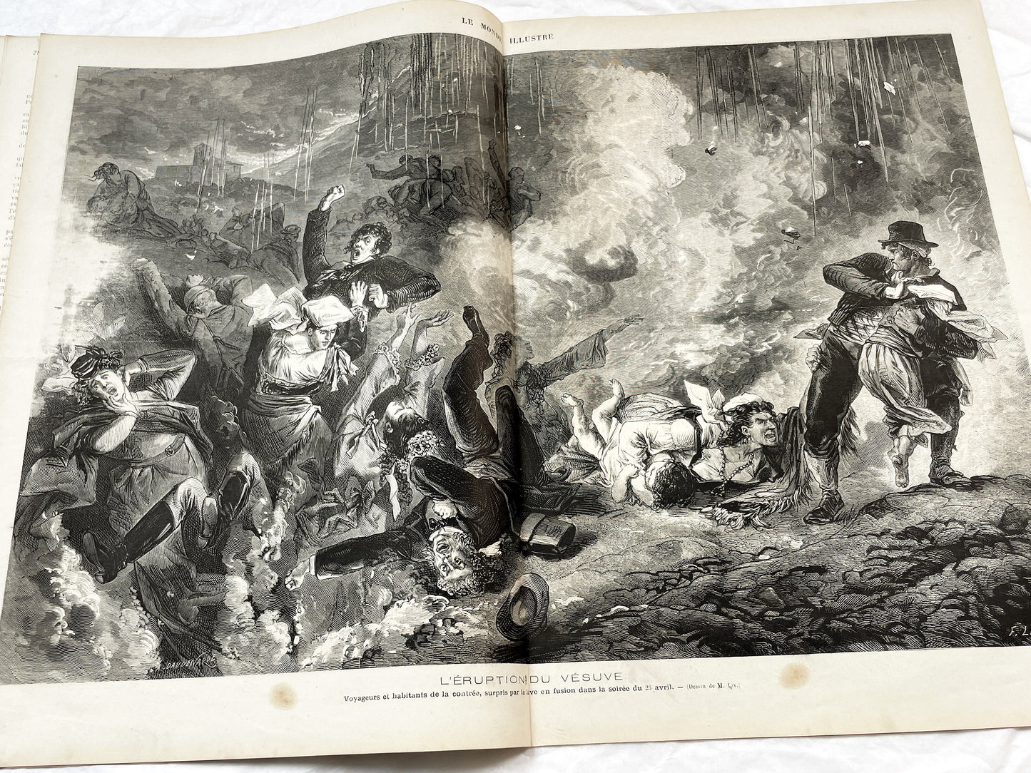1870s - Stunning newspaper "Le monde illustré" with beautiful engravings - French newspaper from 1872 - 16 pages