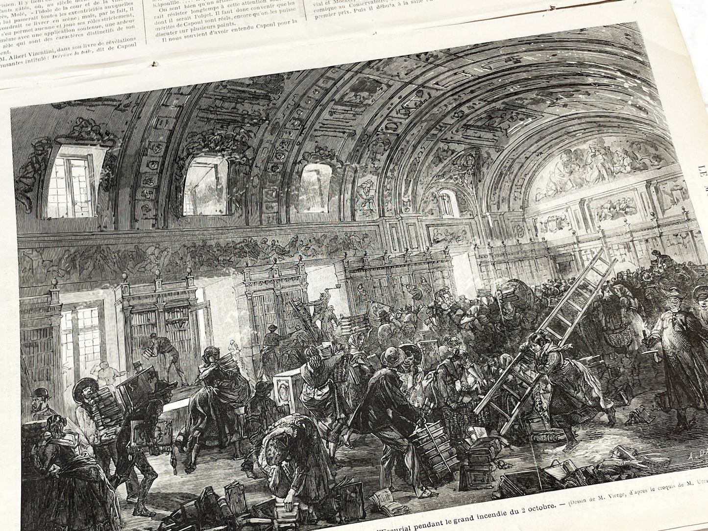 1870s - Stunning newspaper "Le monde illustré" with beautiful engravings - French newspaper from 1872 - 16 pages