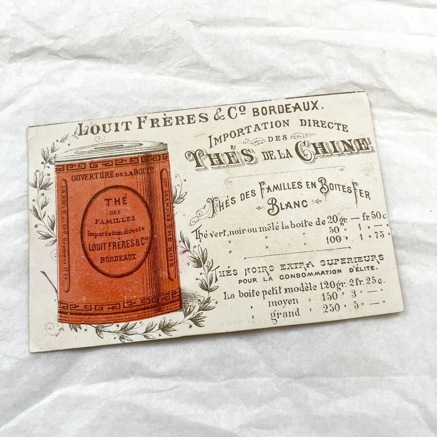 Late 19th Century - Two French Chocolat-Louit Advertising Cards - Winter Scenes Collectible Chromos - Vintage Confectionery Ephemera