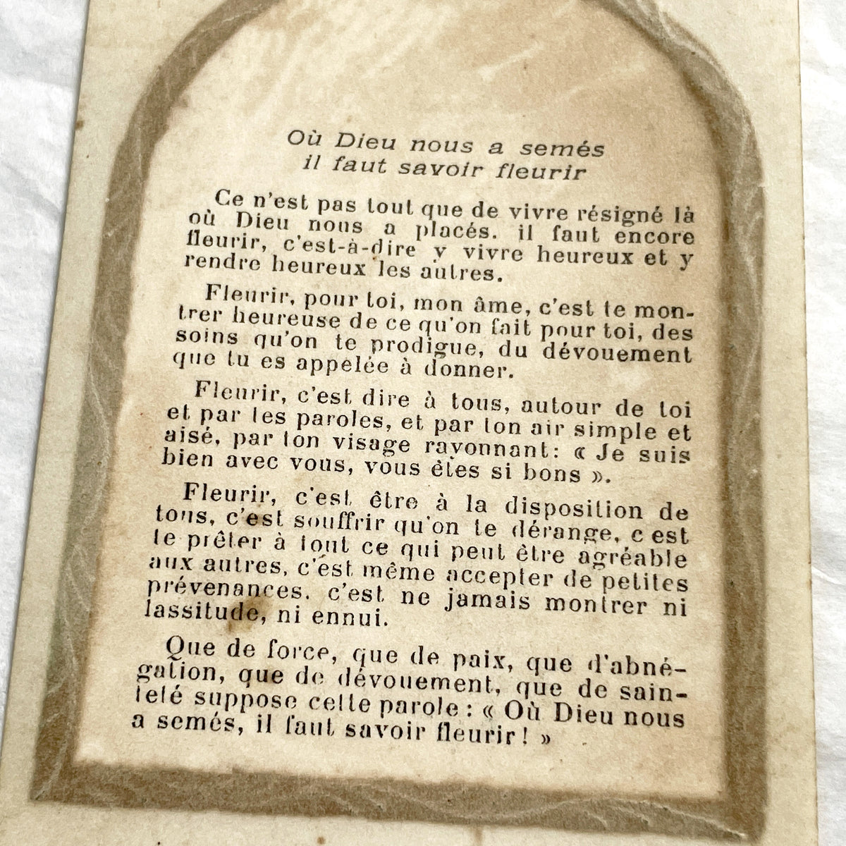 1900s - Vintage Religious Devotional Card - Madonna and Child with Angels - Antique French Prayer Card - Art Print