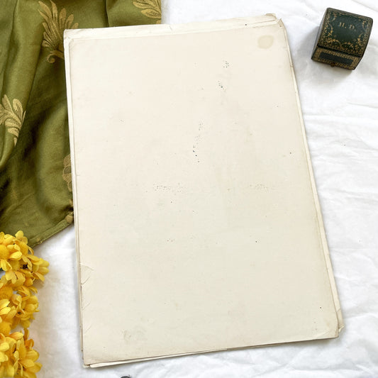 1860s - Antique French Hand-Colored Fashion Plate - Journal des Demoiselles - Victorian Dress Print - 1868 Paris Art