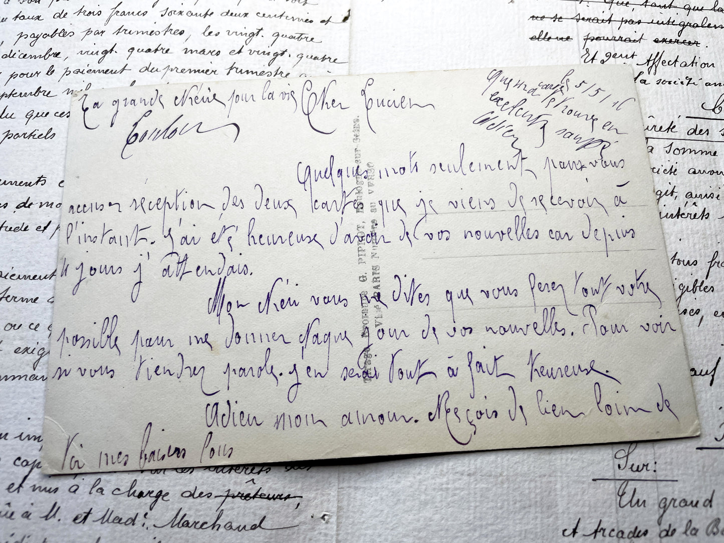 1910s - French Hand-Tinted Postcard - Elegant Young Woman Portrait - Holding Roses Bouquet - Romantic Belle Époque Era Collectible Art