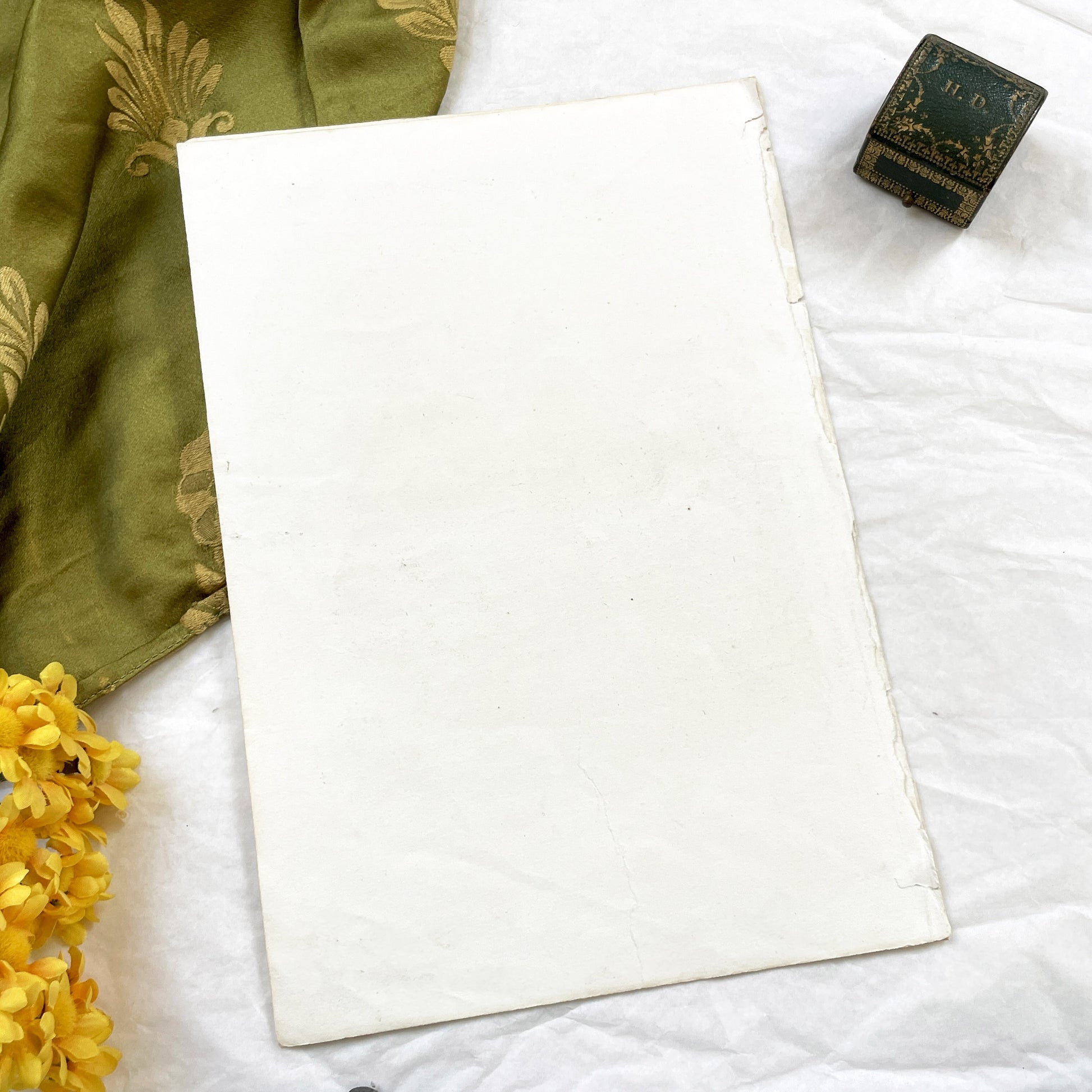 1850s - Antique French Fashion Plate - Journal des Demoiselles - Original Hand-Colored Print - Victorian Era Women's Style Illustration