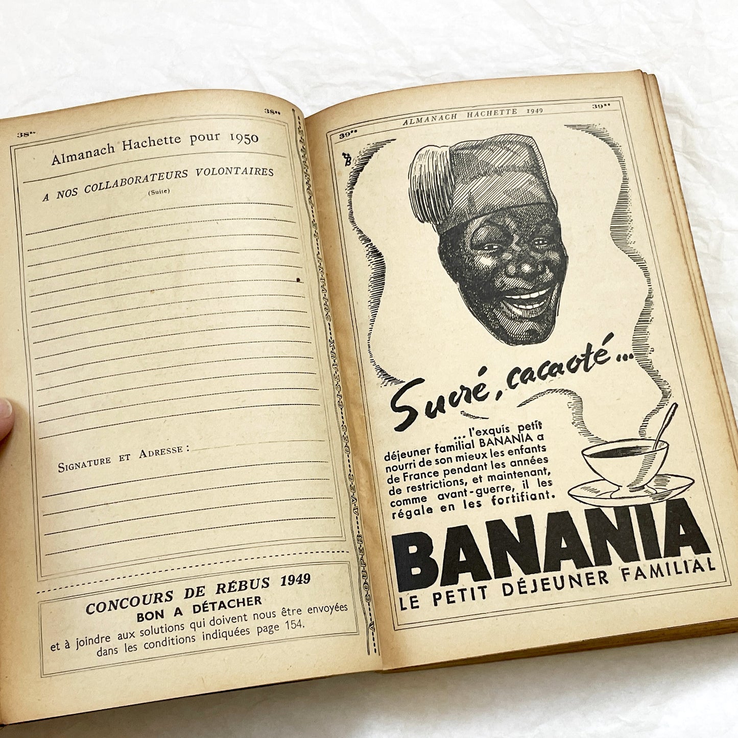 1940s – 300 Pages - Almanach Hachette – Vintage French illustrated almanac – Practical life & advertising encyclopedia
