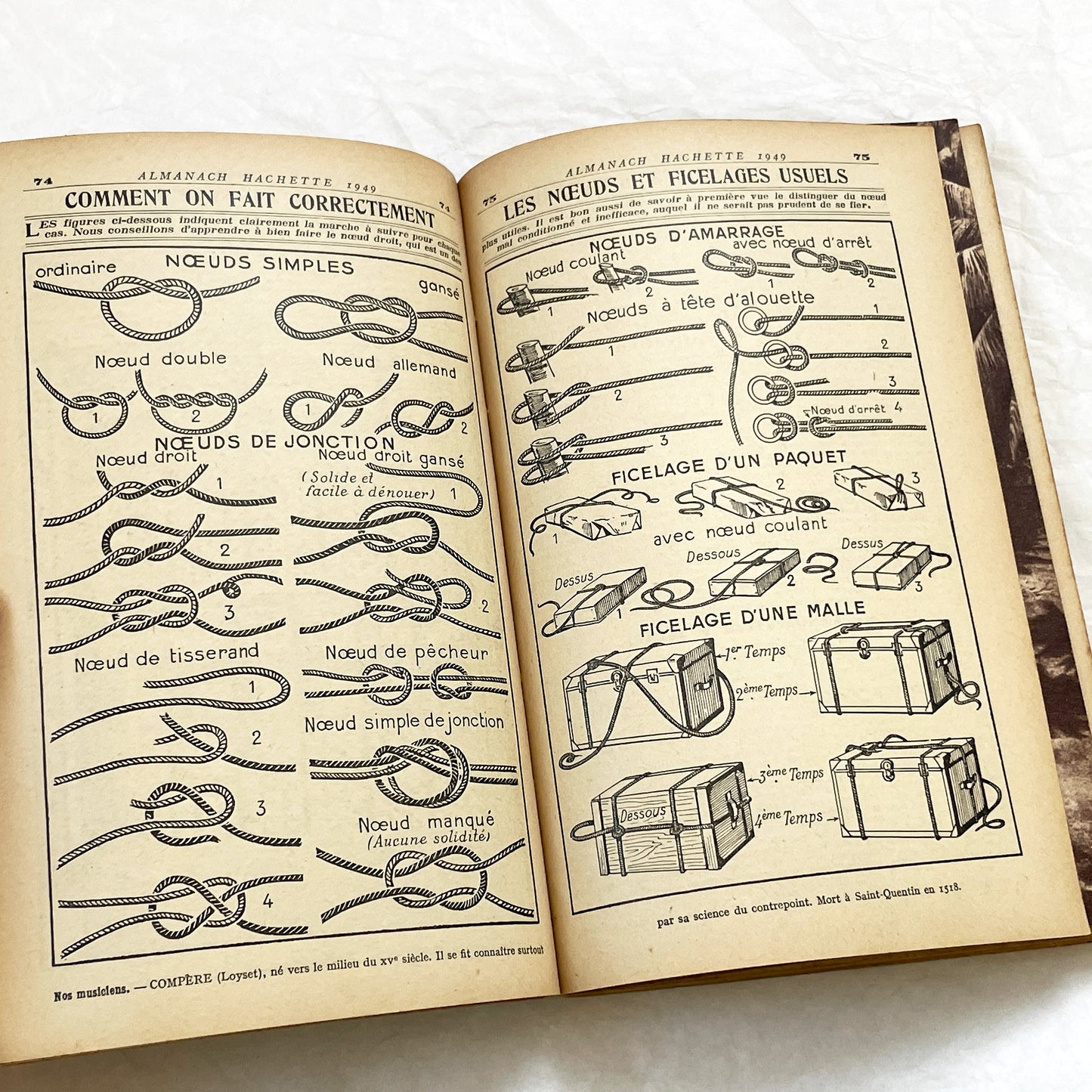1940s – 300 Pages - Almanach Hachette – Vintage French illustrated almanac – Practical life & advertising encyclopedia