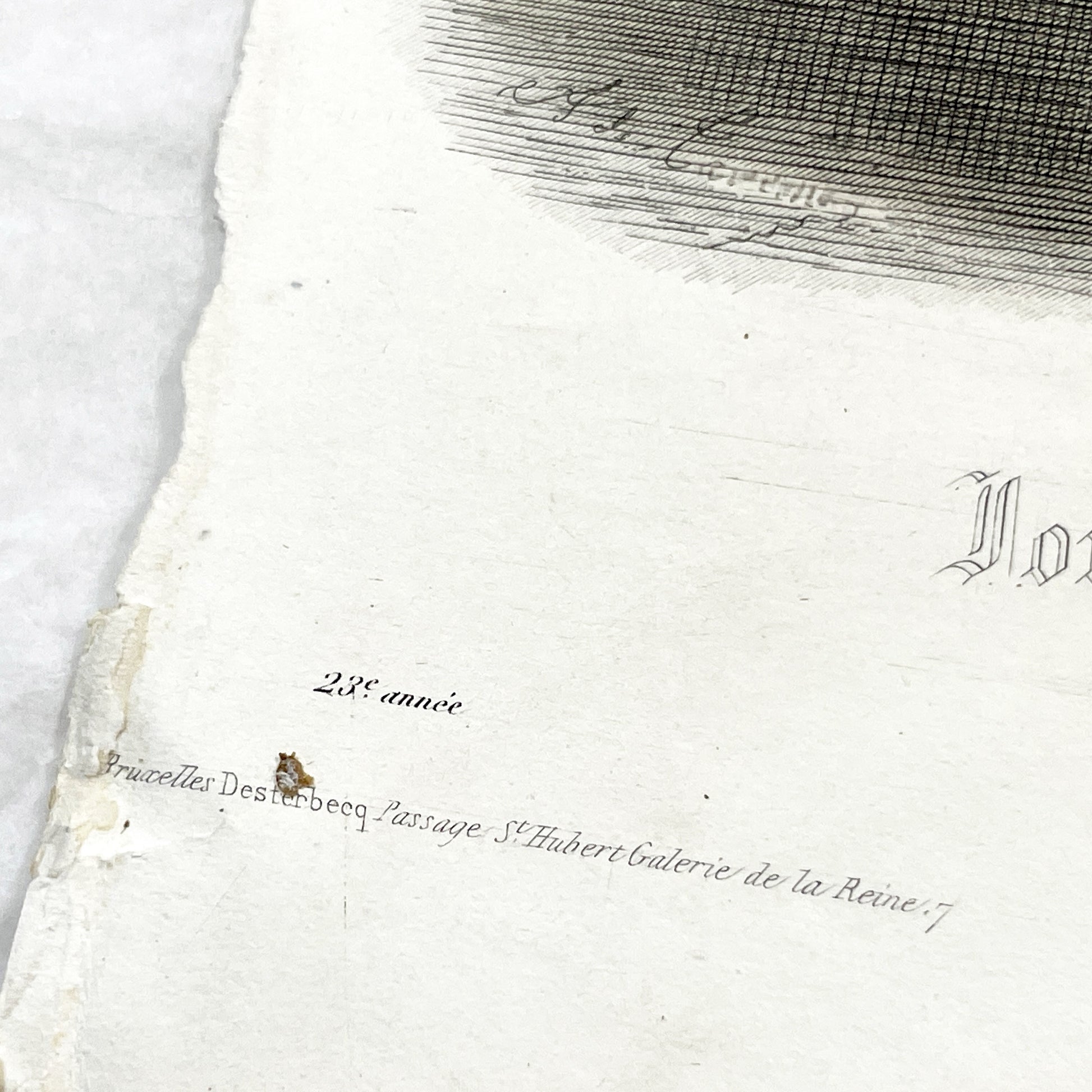 1850s - Antique French Fashion Plate - Journal des Demoiselles - Original Hand-Colored Print - Victorian Era Women's Style Illustration