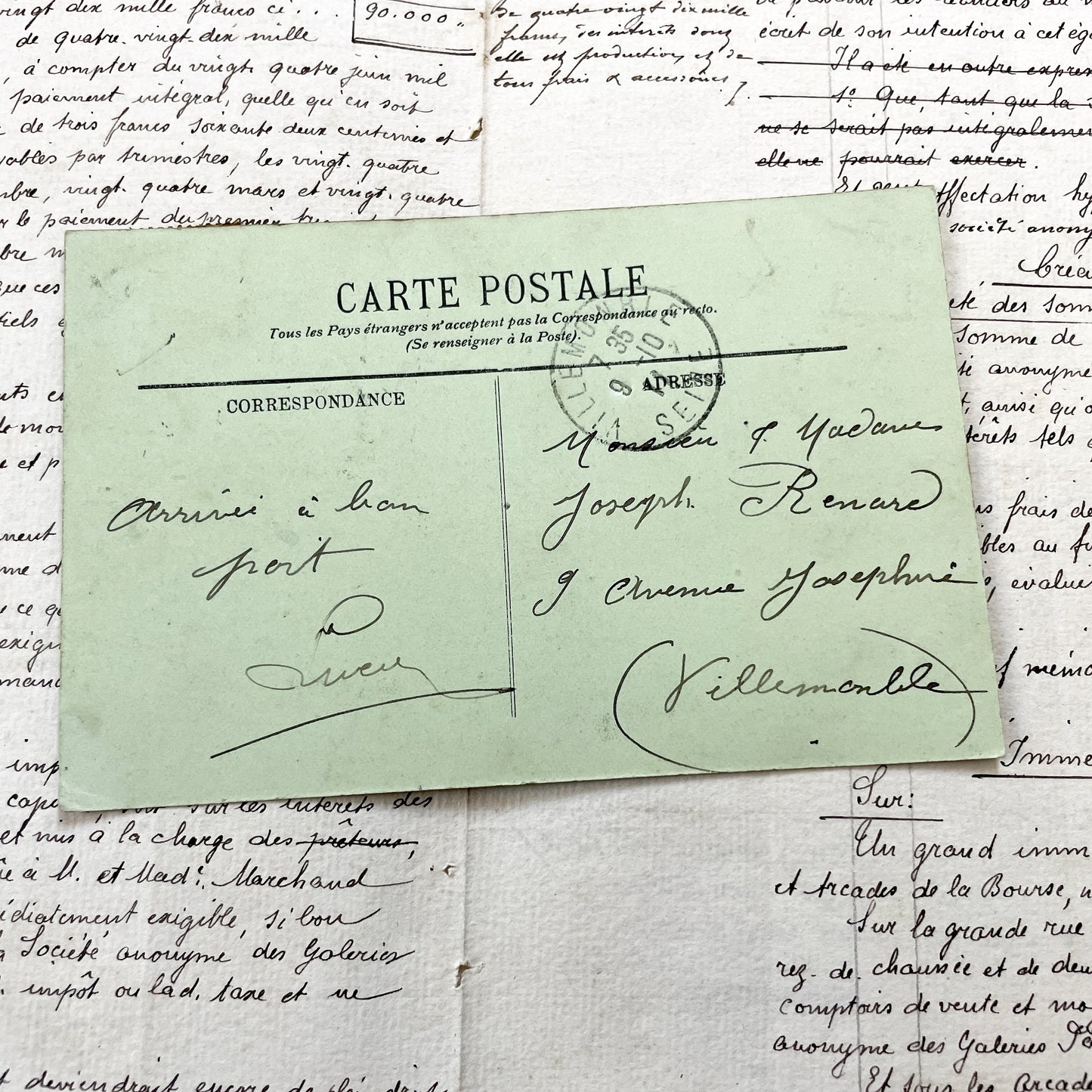 1910s - Vintage Lunéville Postcard - Historic Hôtel de Ville Square - French City View - Architectural Landmark Ephemera