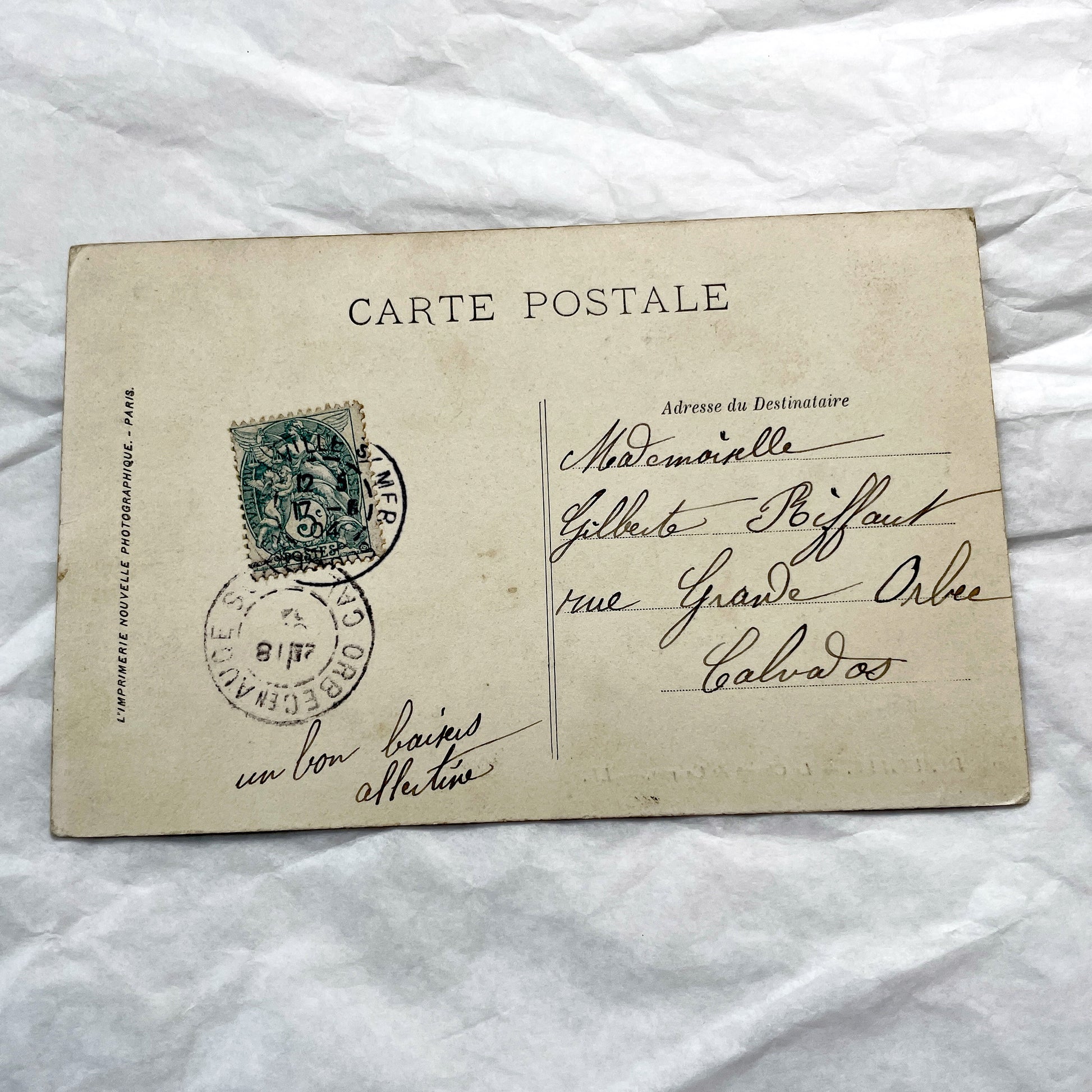 1900s - Deauville Racecourse Postcard - Vintage French Horse Racing Scene - Belle Époque Normandy Ephemera Collectible - Old Photograph