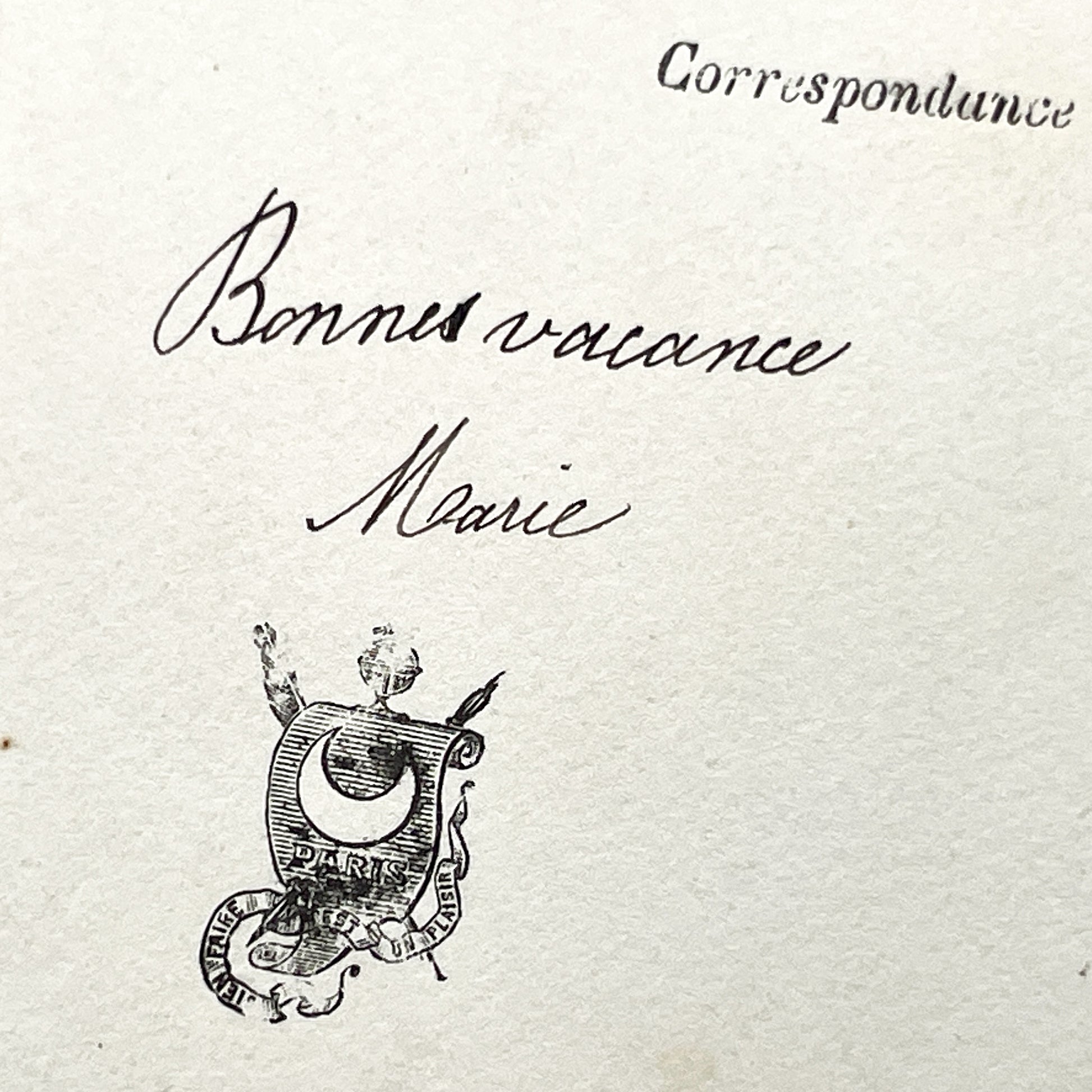 1900s - 2 Antique French Easter Postcards - Hand Tinted Women Flowers - Vintage Holiday Greeting Cards - Early 20th Century Ephemera