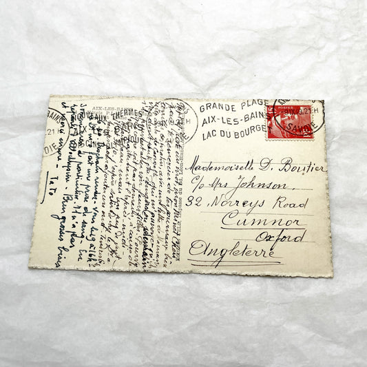 1910s - 1930s - Seven Handwritten Correspondence from France and Switzerland - Collectible Ephemera - Historic Travel