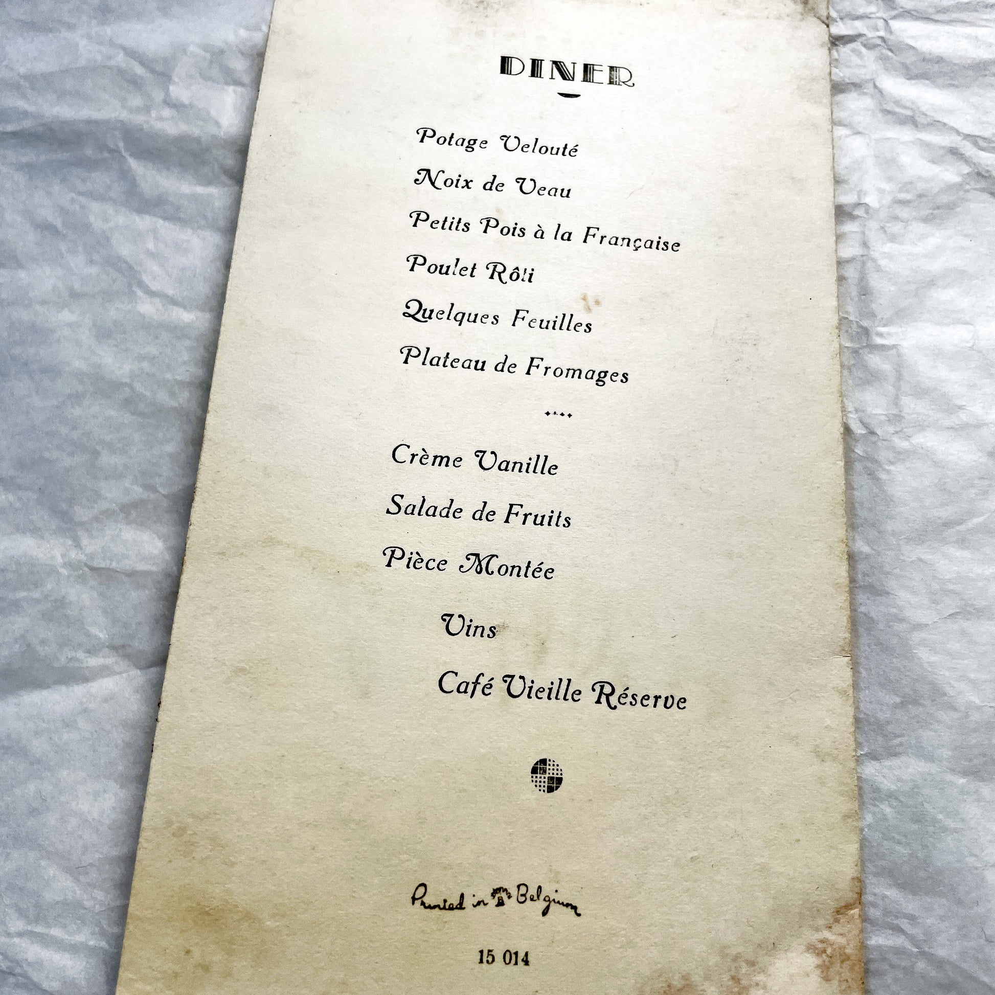 1960s - Vintage French Menus Duo - Celebratory Dining Ephemera - Mid-Century European Cuisine History - Collectible Paper Art