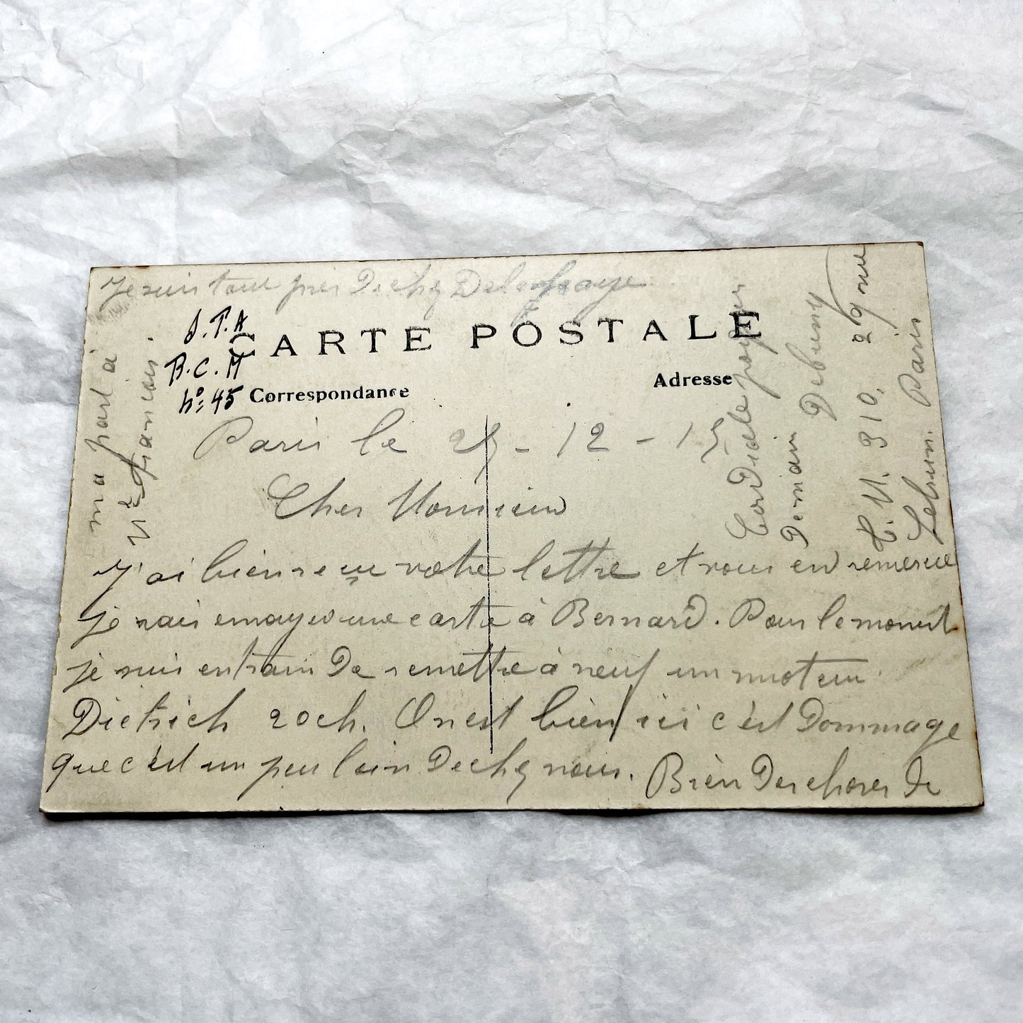 1900s - Paris Notre-Dame Panorama - Antique French Postcard - Vintage European Cityscape - Seine River View - Collectible Art