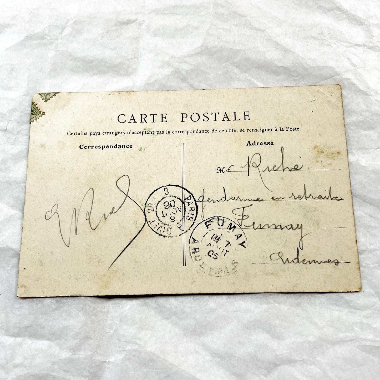 1900s - Vintage Paris Postcard - Fontaine Médicis Luxembourg Garden View - French City Memorabilia - Historic Architecture Collectible Card