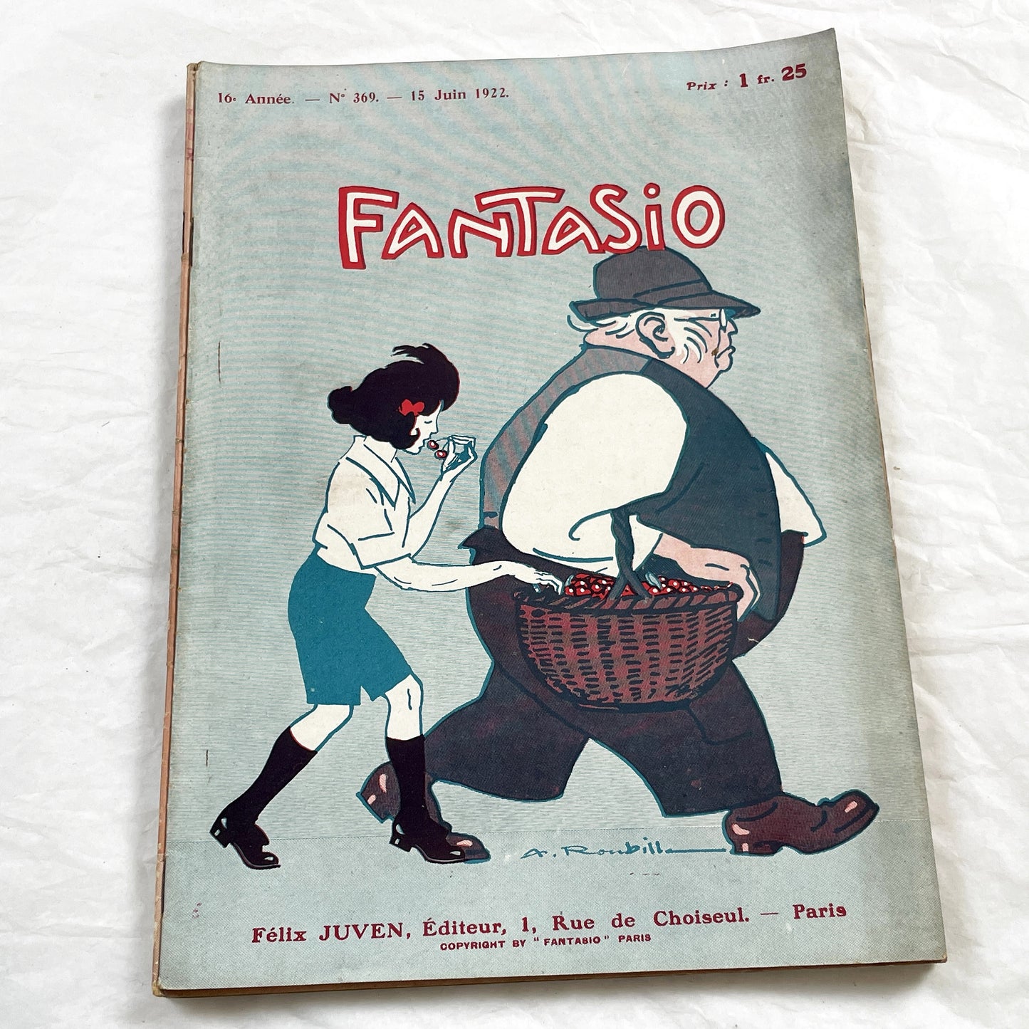 1920s - French magazine "Fantasio" with articles, photos, advertising, etc. - 1922 - 36 pages