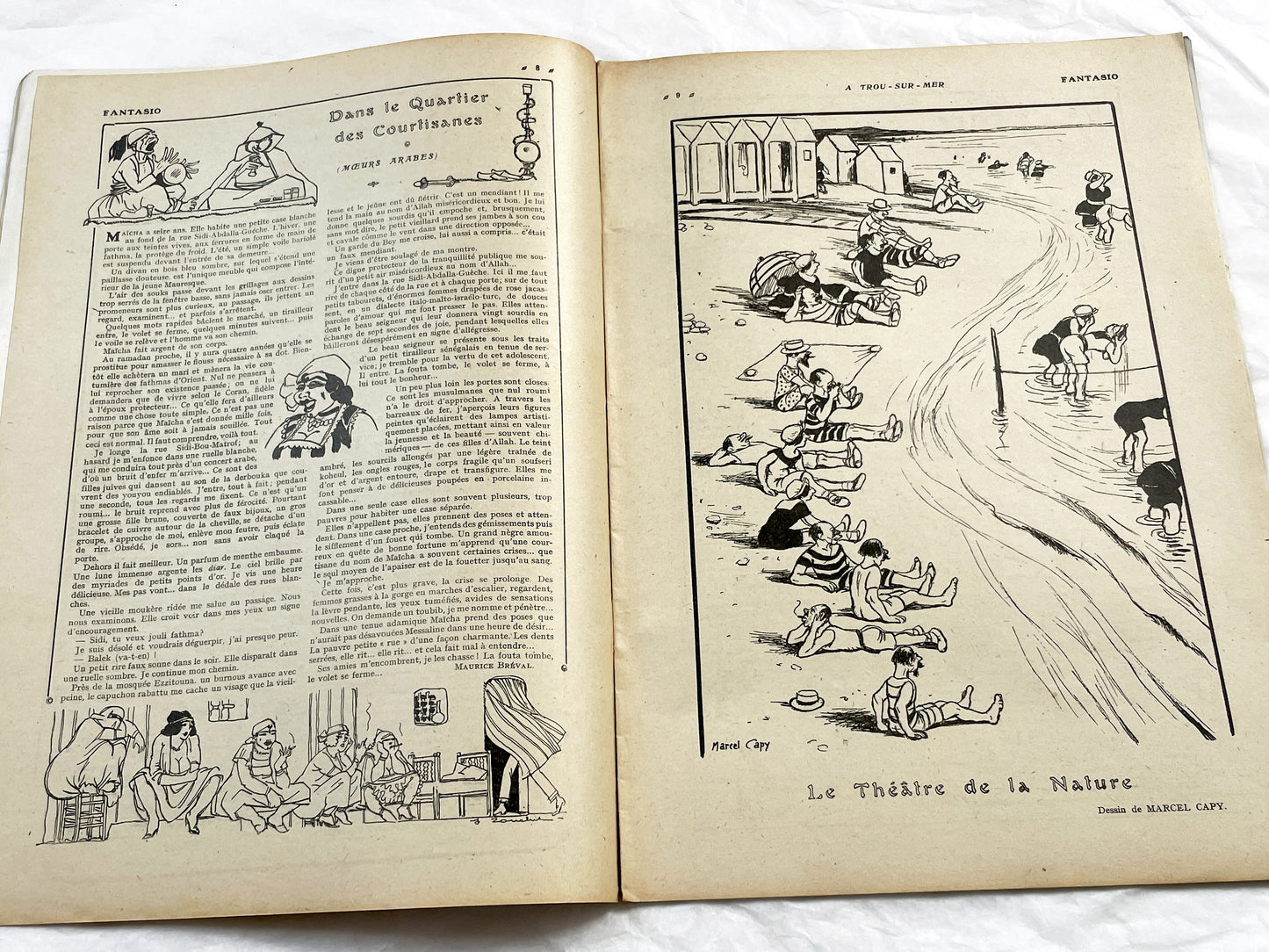 1920s - French magazine "Fantasio" with articles, photos, advertising, etc. - 1922 - 30 pages - Two pages missing