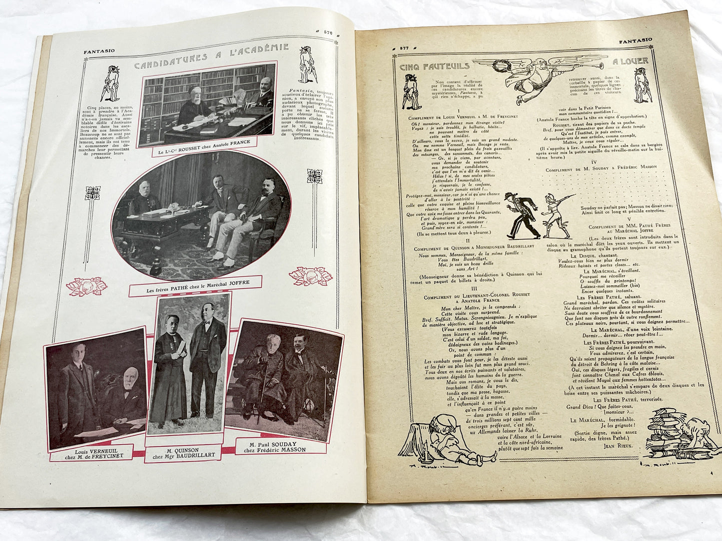 1920s - French magazine "Fantasio" with articles, photos, advertising, etc. - 1922 - 36 pages
