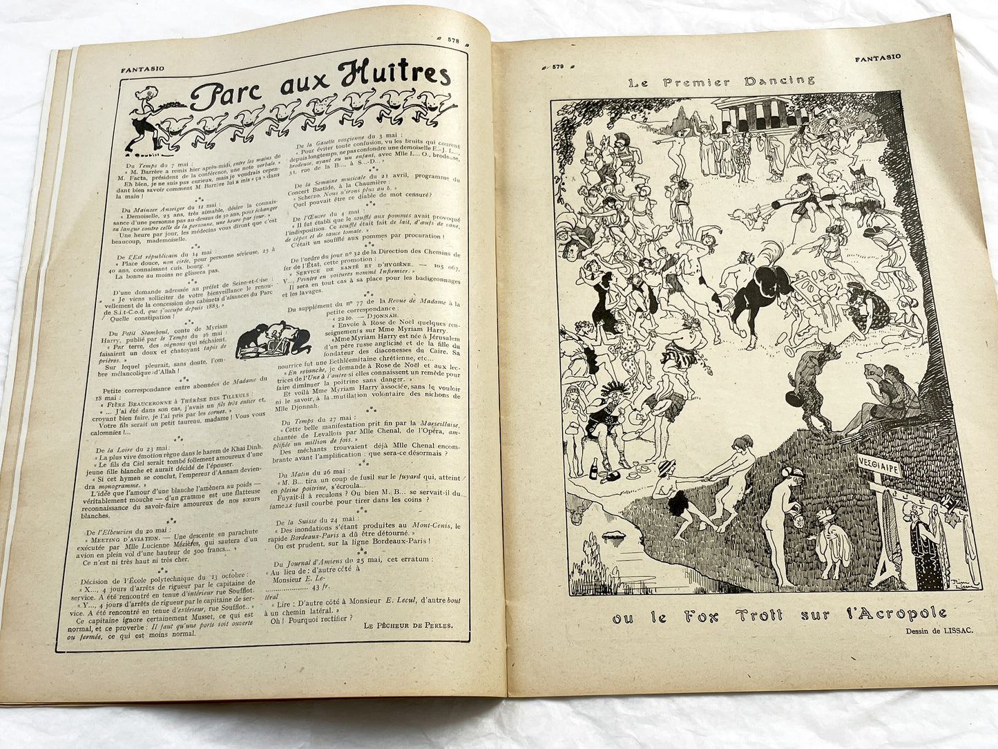 1920s - French magazine "Fantasio" with articles, photos, advertising, etc. - 1922 - 36 pages