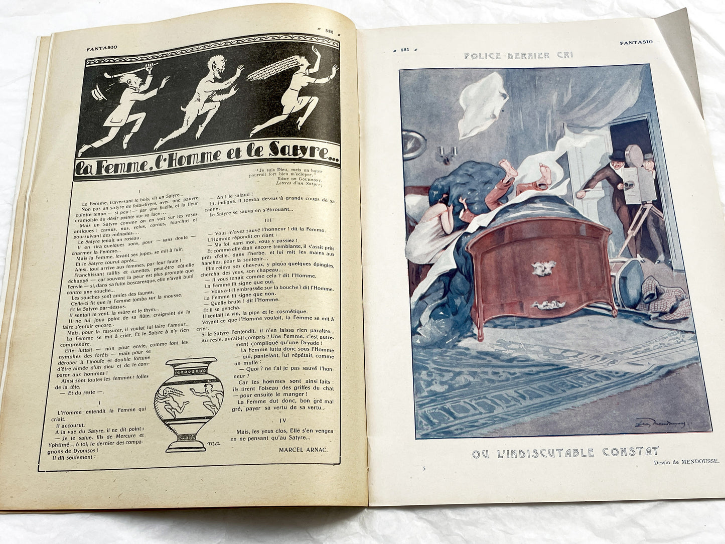 1920s - French magazine "Fantasio" with articles, photos, advertising, etc. - 1922 - 36 pages