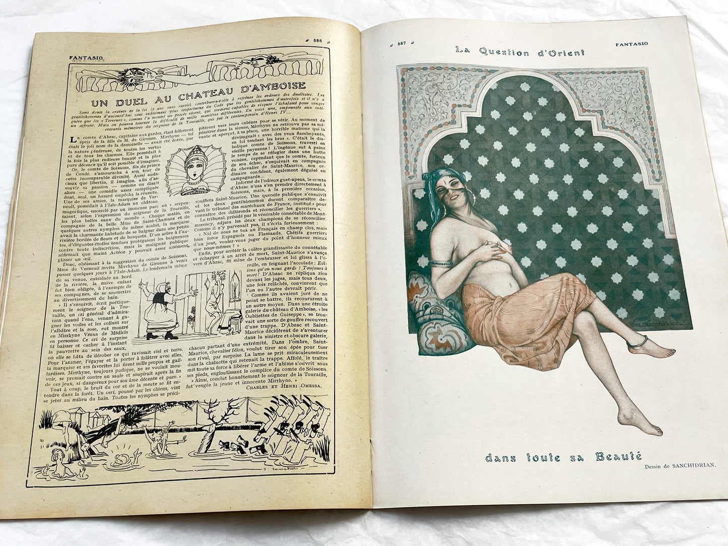 1920s - French magazine "Fantasio" with articles, photos, advertising, etc. - 1922 - 36 pages