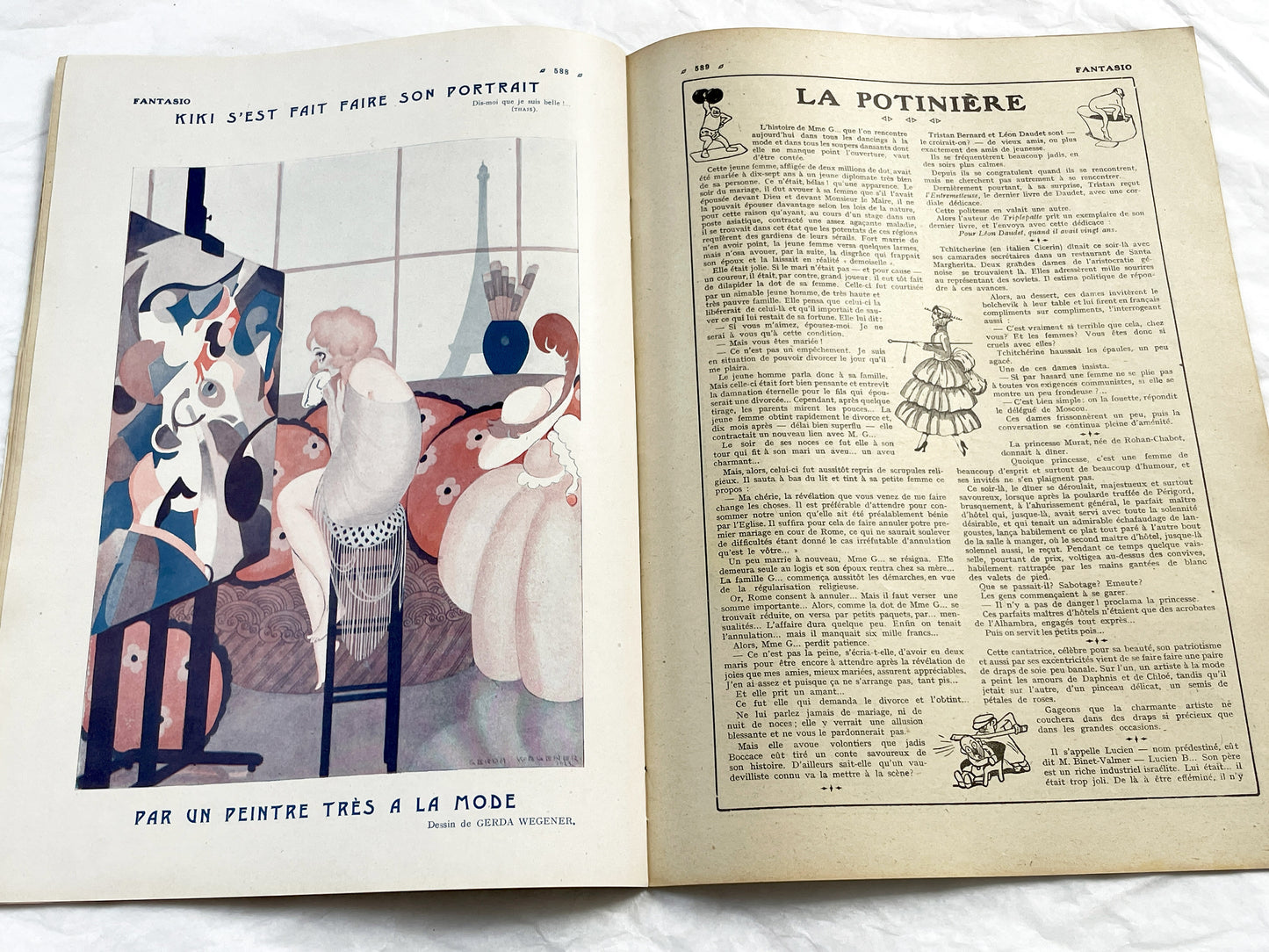 1920s - French magazine "Fantasio" with articles, photos, advertising, etc. - 1922 - 36 pages