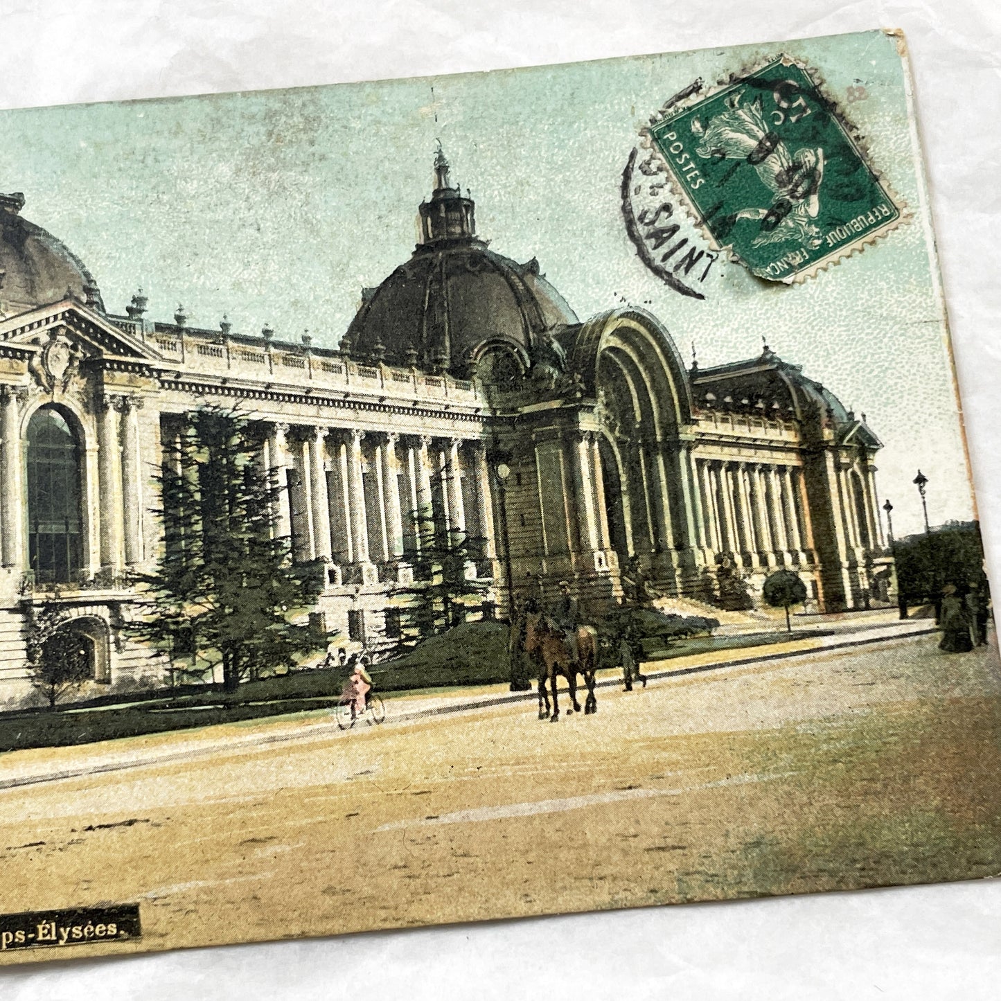 1900s - Vintage Paris Postcard - Arc de Triomphe L'Etoile - Old French Landmark - Early 20th Century Street Scene - Historic Ephemera