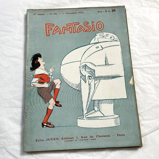 1920s - French magazine "Fantasio" with articles, photos, advertising, etc. - 1922 - 36 pages