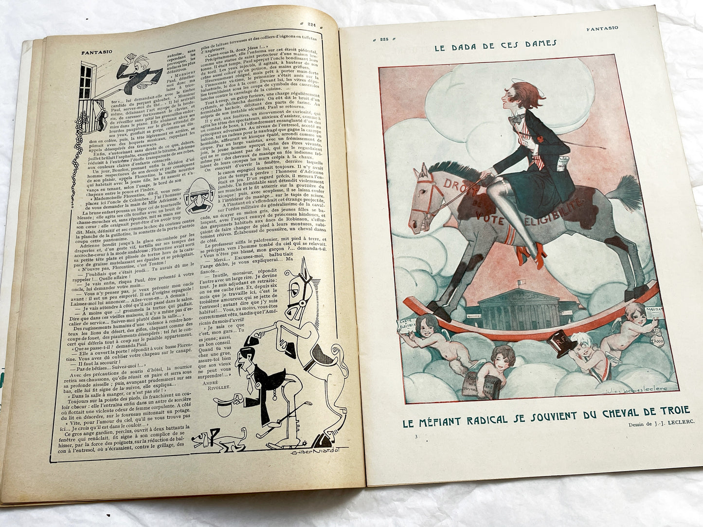 1920s - French magazine "Fantasio" with articles, photos, advertising, etc. - 1922 - 36 pages