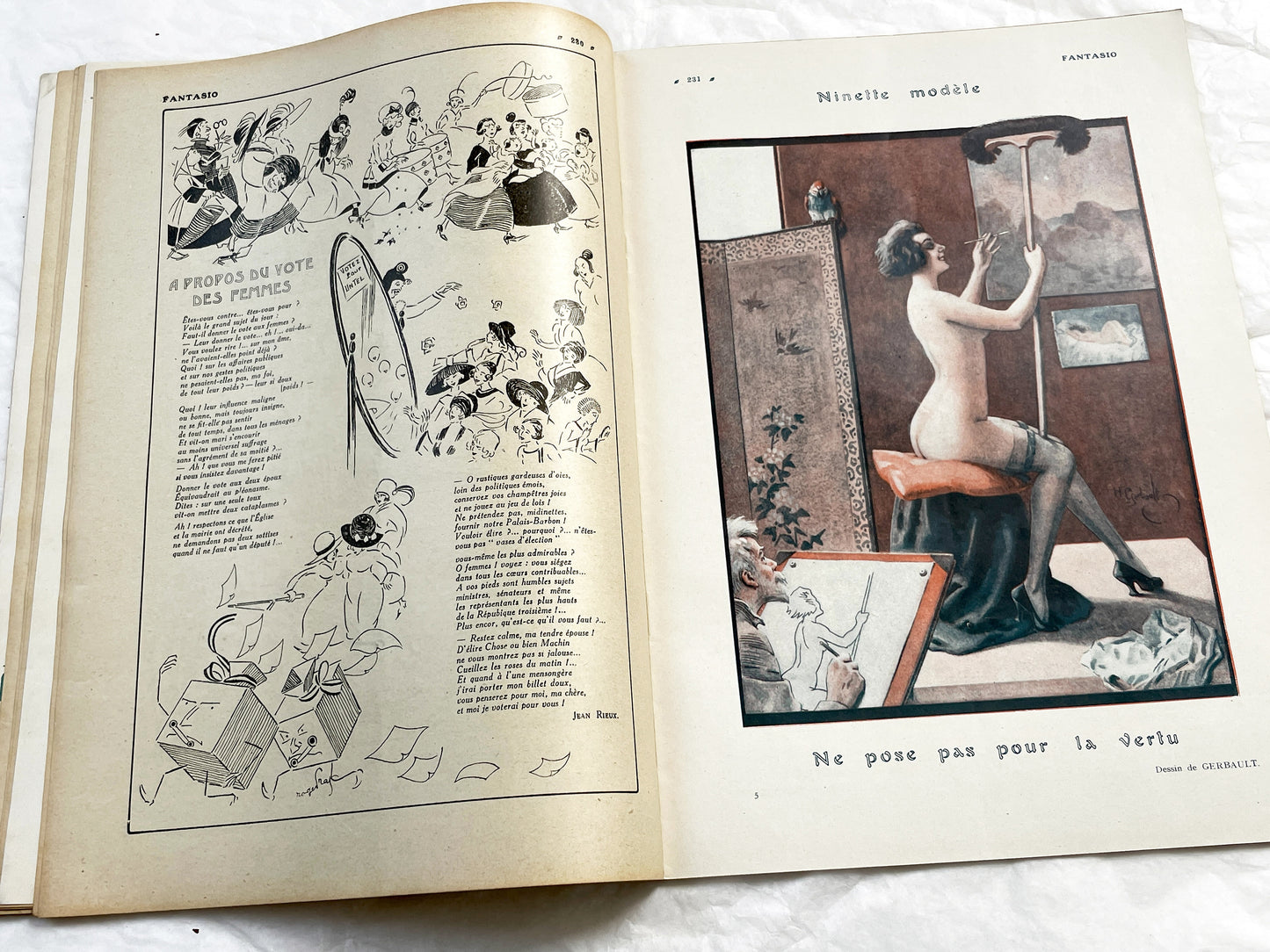 1920s - French magazine "Fantasio" with articles, photos, advertising, etc. - 1922 - 36 pages