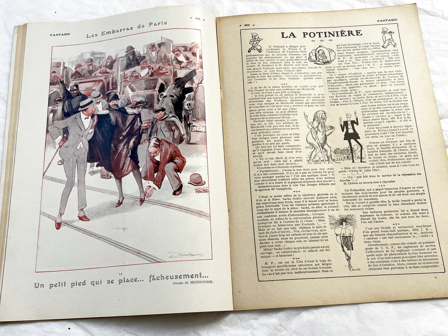 1920s - French magazine "Fantasio" with articles, photos, advertising, etc. - 1922 - 36 pages