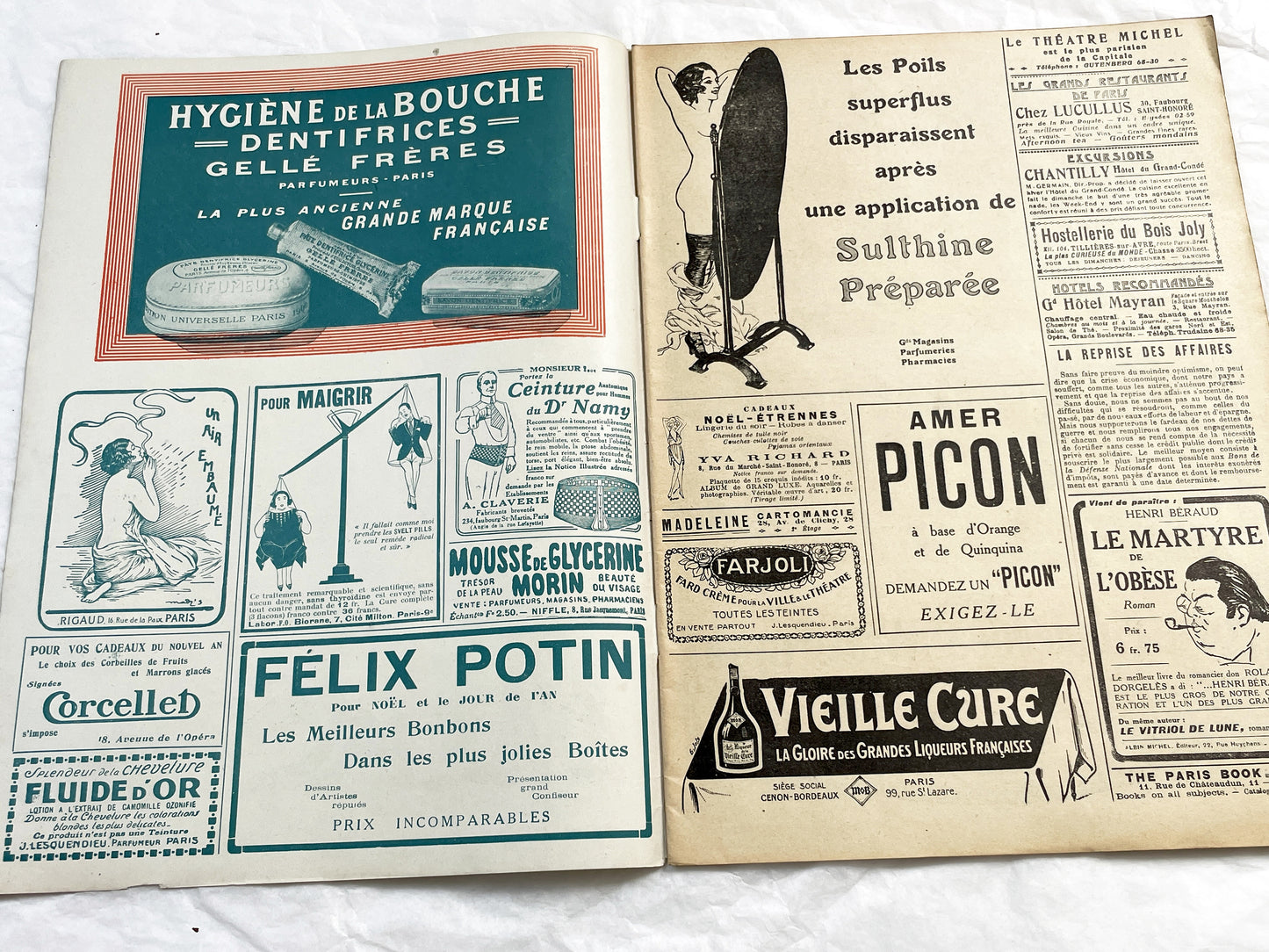 1920s - French magazine "Fantasio" with articles, photos, advertising, etc. - 1922 - 36 pages