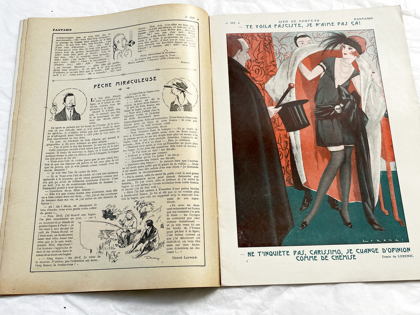 1920s - French magazine "Fantasio" with articles, photos, advertising, etc. - 1922 - 36 pages