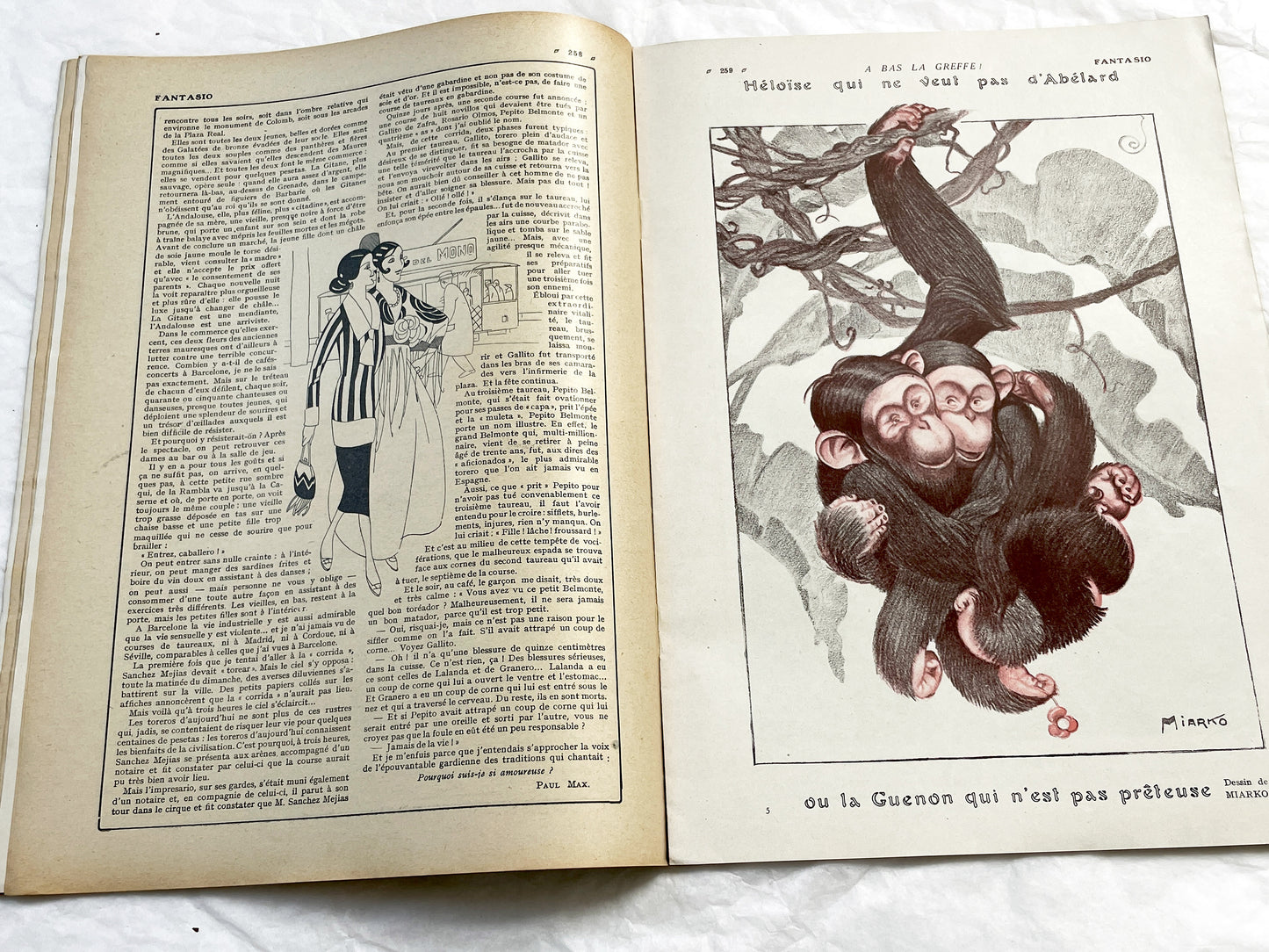 1920s - French magazine "Fantasio" with articles, photos, advertising, etc. - 1922 - 36 pages