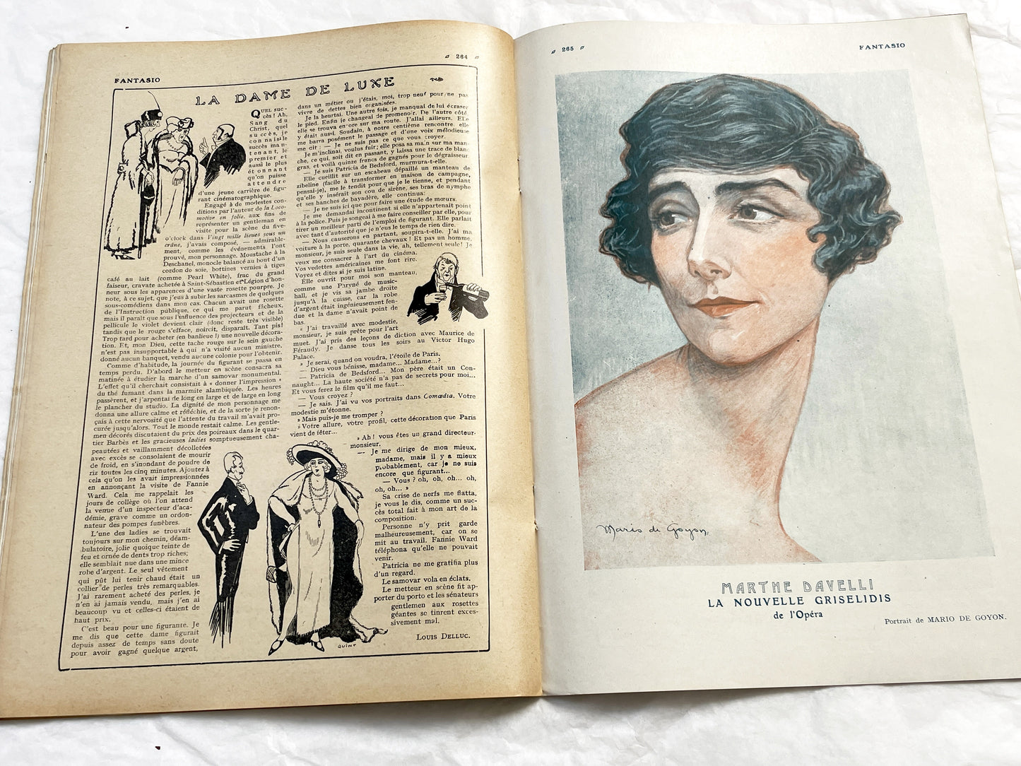 1920s - French magazine "Fantasio" with articles, photos, advertising, etc. - 1922 - 36 pages