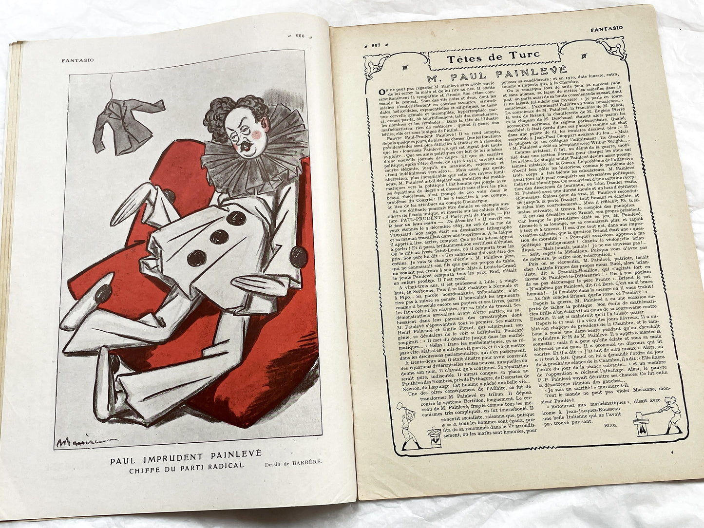 1920s - French magazine "Fantasio" with articles, photos, advertising, etc. - 1924 - 36 pages