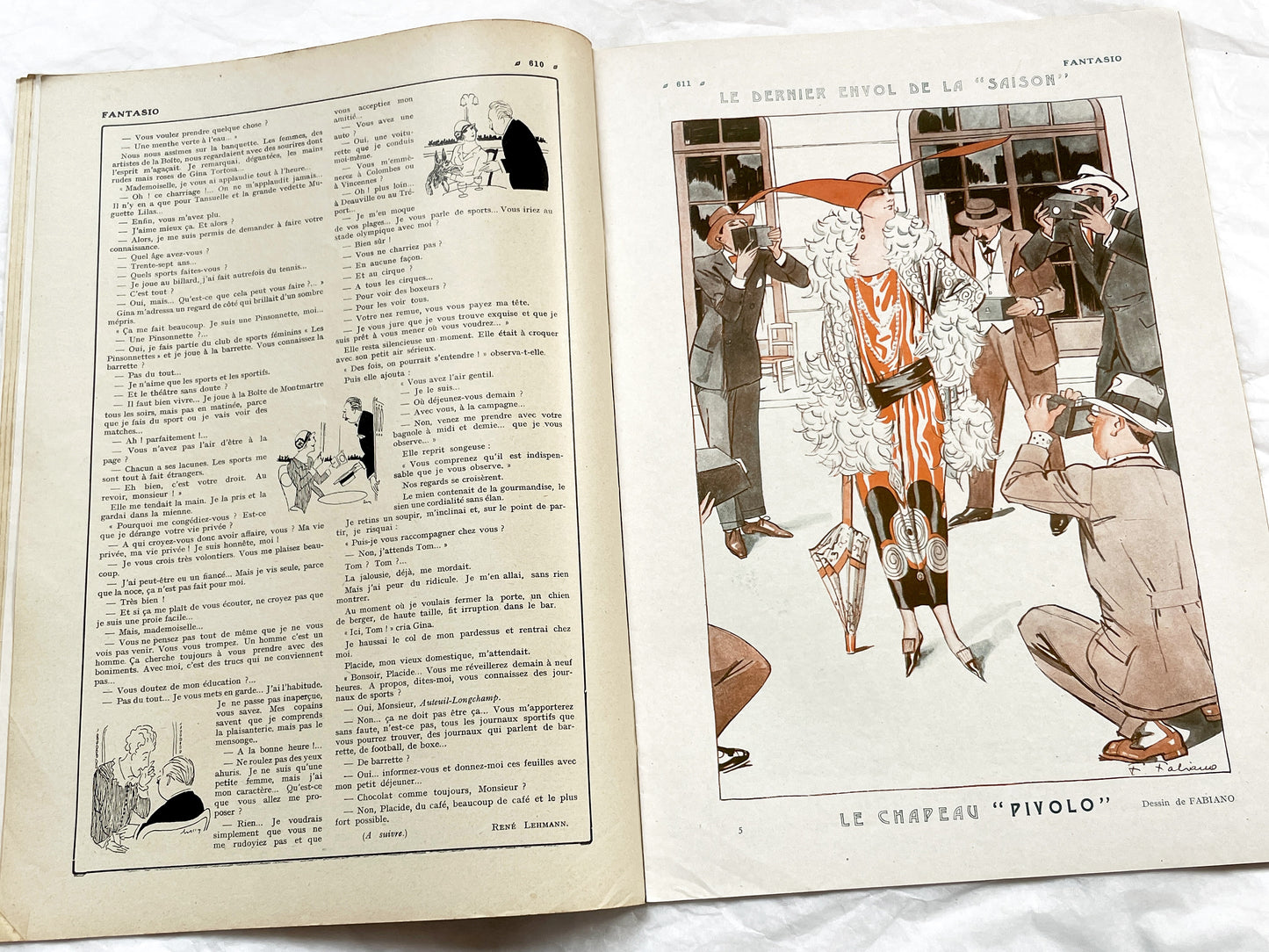 1920s - French magazine "Fantasio" with articles, photos, advertising, etc. - 1924 - 36 pages