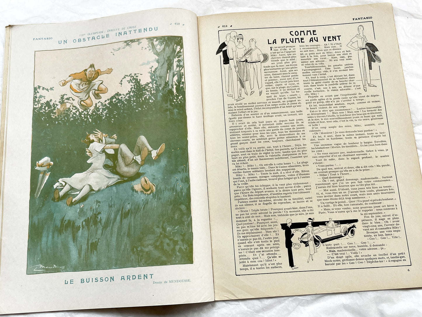 1920s - French magazine "Fantasio" with articles, photos, advertising, etc. - 1924 - 36 pages