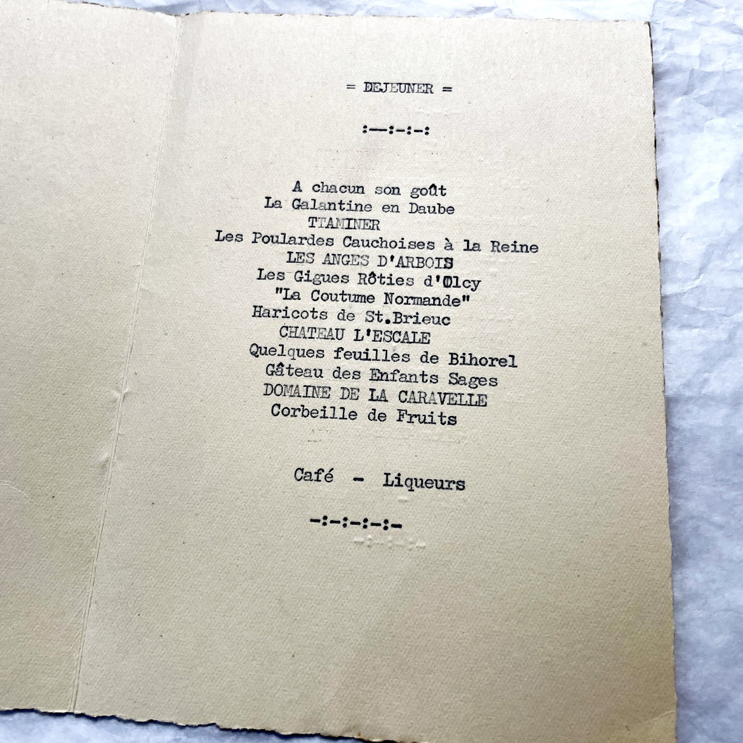 1950s - Vintage French First Communion Card & Celebration Menu - 1956 - Event Ephemera Rare Paper Collectible