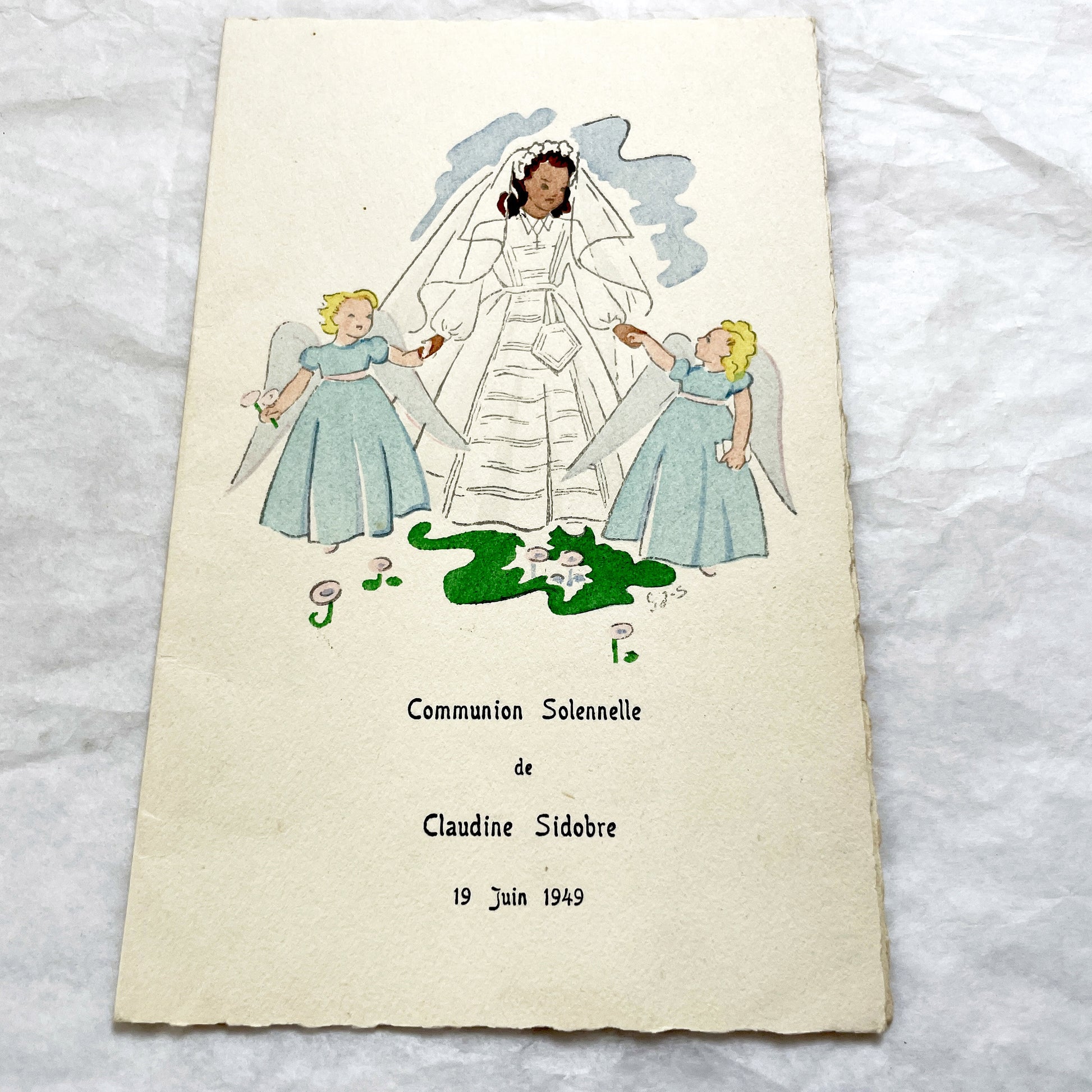 1940s - Vintage French Menu Cards - Elegant Dining Ephemera - Post-War Celebration Memorabilia - Collectible European Printables