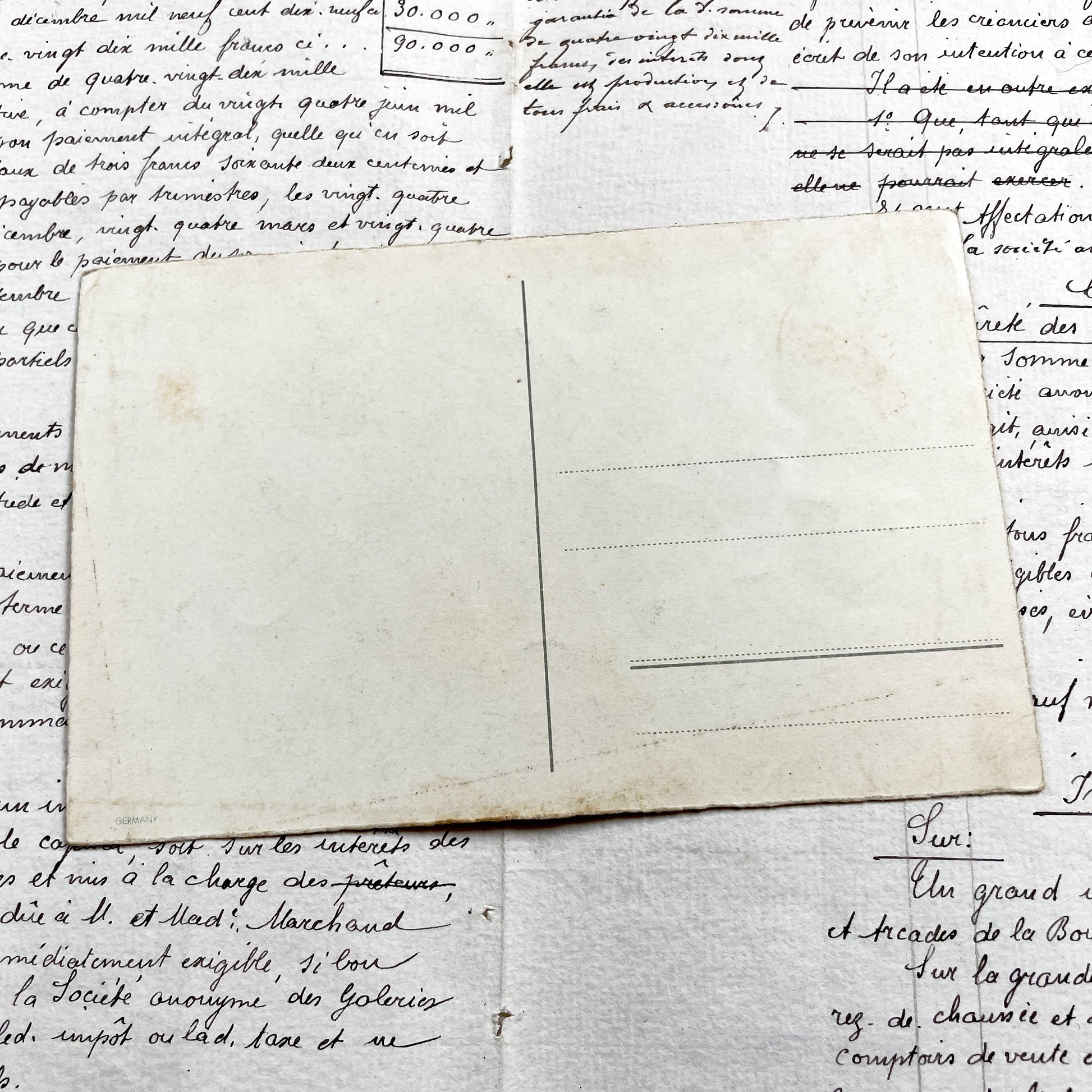 1920s - Vintage French Religious Postcard - Floral Christian Scripture Print - James 5:16 - Antique Ephemera Collectible Artwork