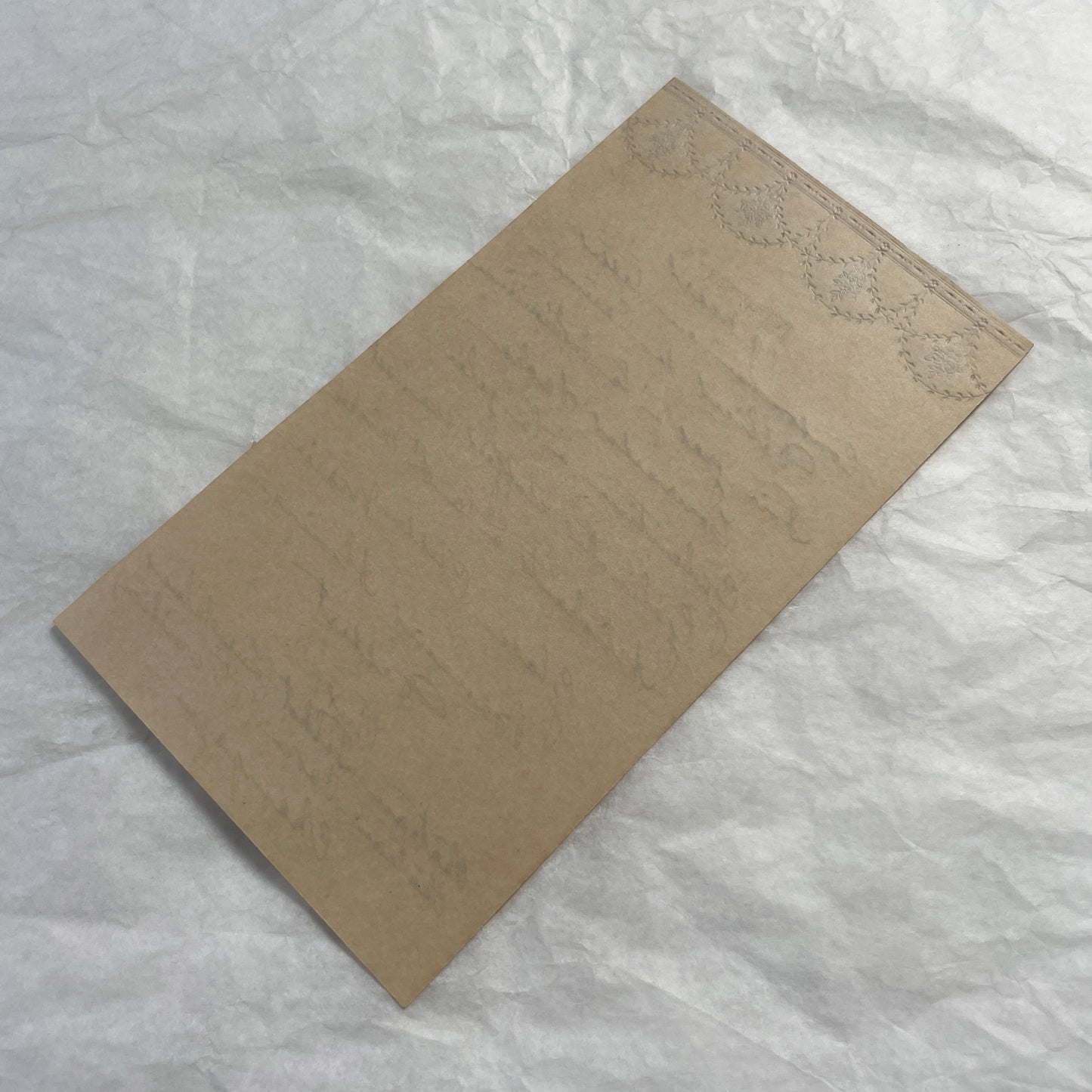 1910s - Vintage French Cuisine Menu - Handwritten Dinner Party Card - Elegant Fine Dining Culinary History Document - March 19th Wines