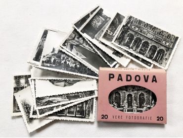 Set of 20 photos of the city of Padua (Italy) in the 1950s