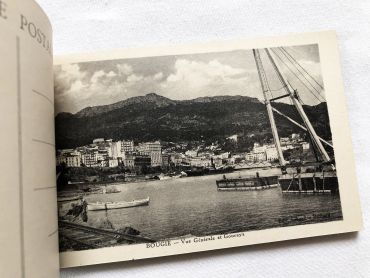 Booklet of 20 vintage postcards of the city of Bougie (now Béjaïa) in Algeria